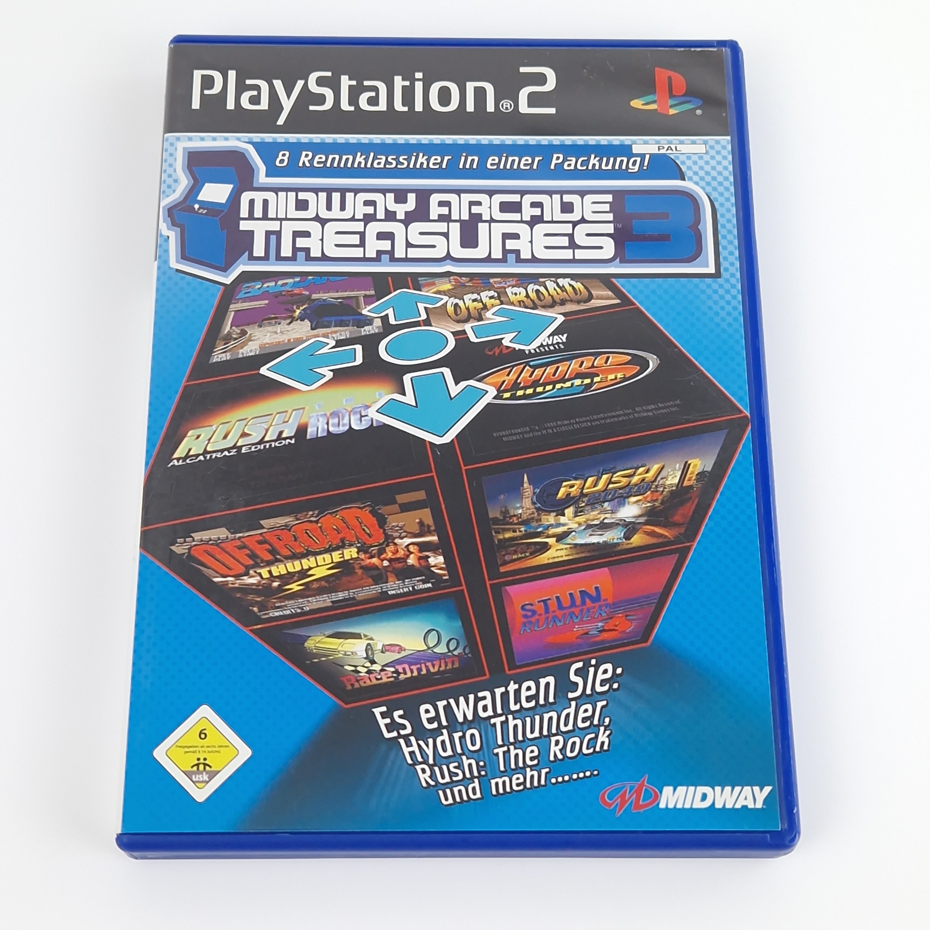 Playstation 2 Spiel – Midway Arcade Treasures 3 (OVP)