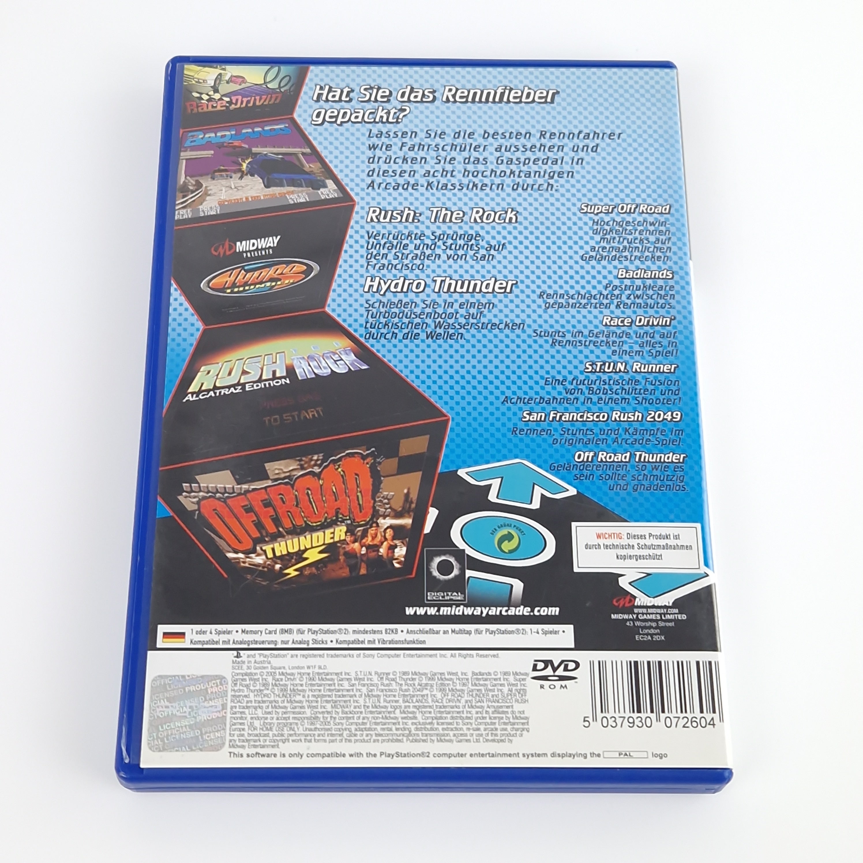 Playstation 2 Spiel – Midway Arcade Treasures 3 (OVP)