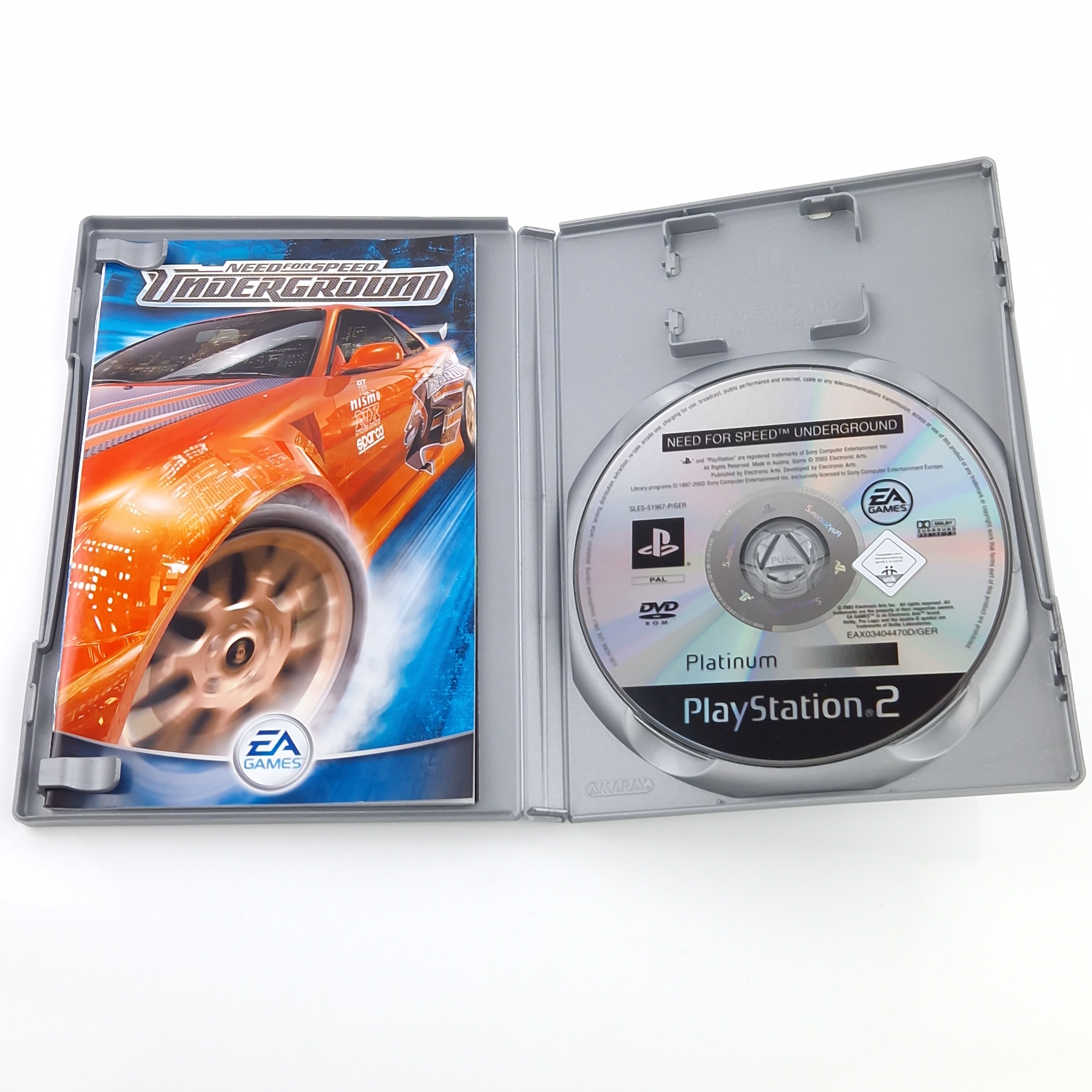 PlayStation 2 Spiel – Need for Speed Underground PS2 PAL OVP