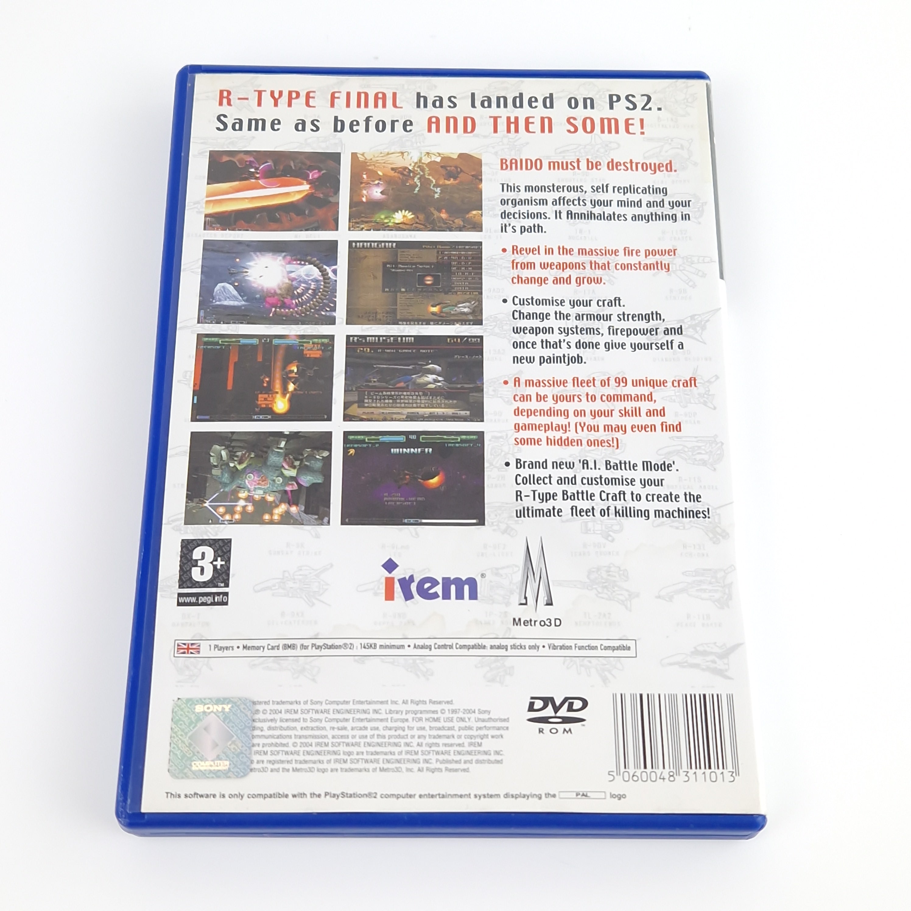 Playstation 2 Spiel – R-Type Final (PS2 PAL OVP)