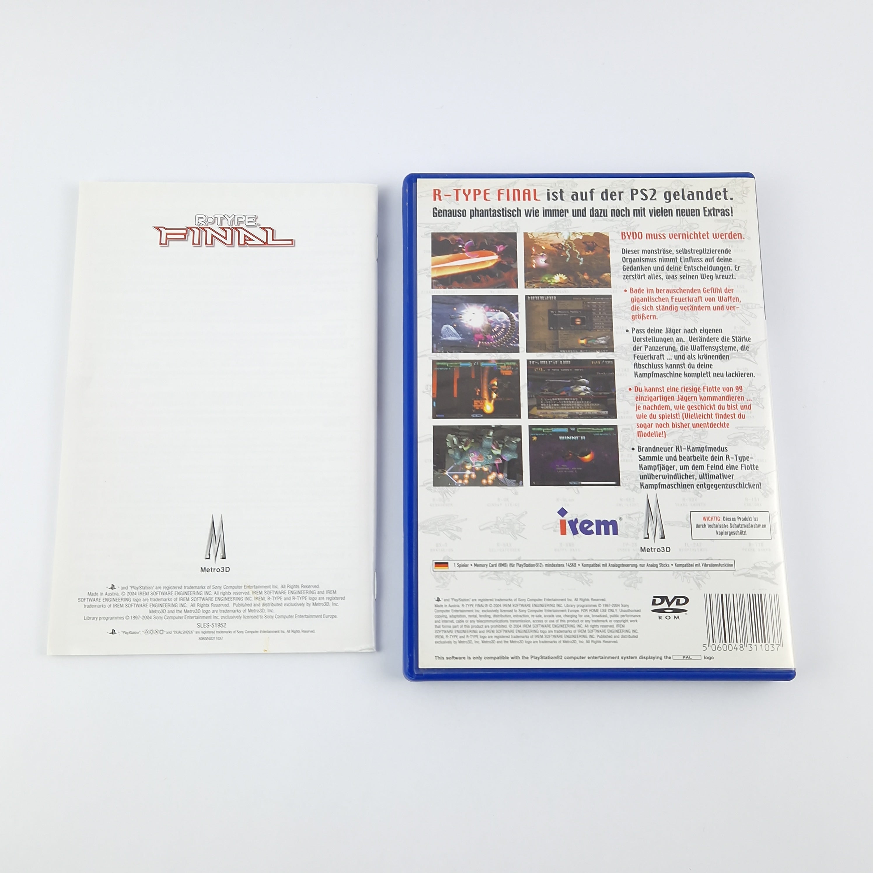 Playstation 2 Spiel – R-Type Final OVP Anleitung CD