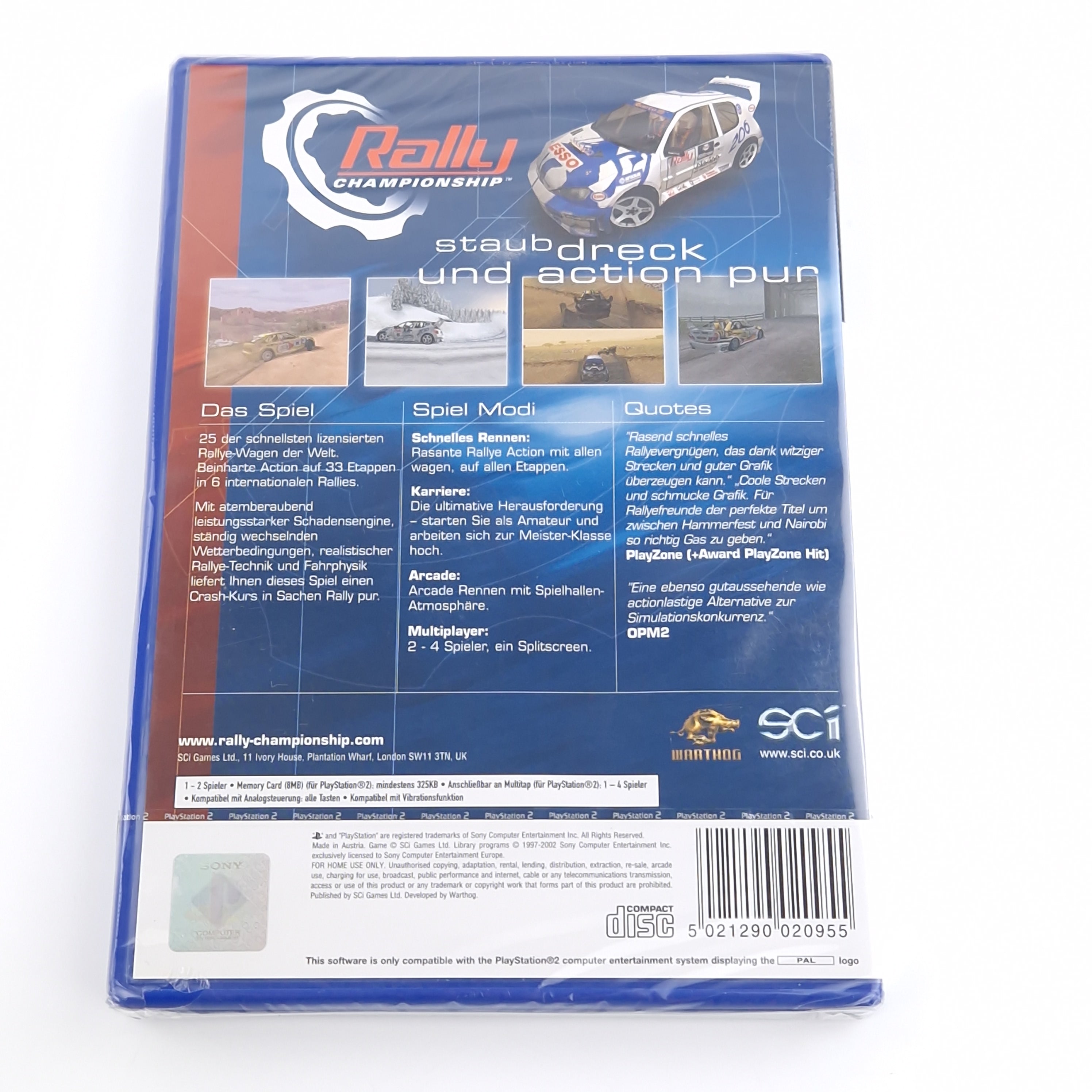Playstation 2 Spiel – Rally Championship factory sealed