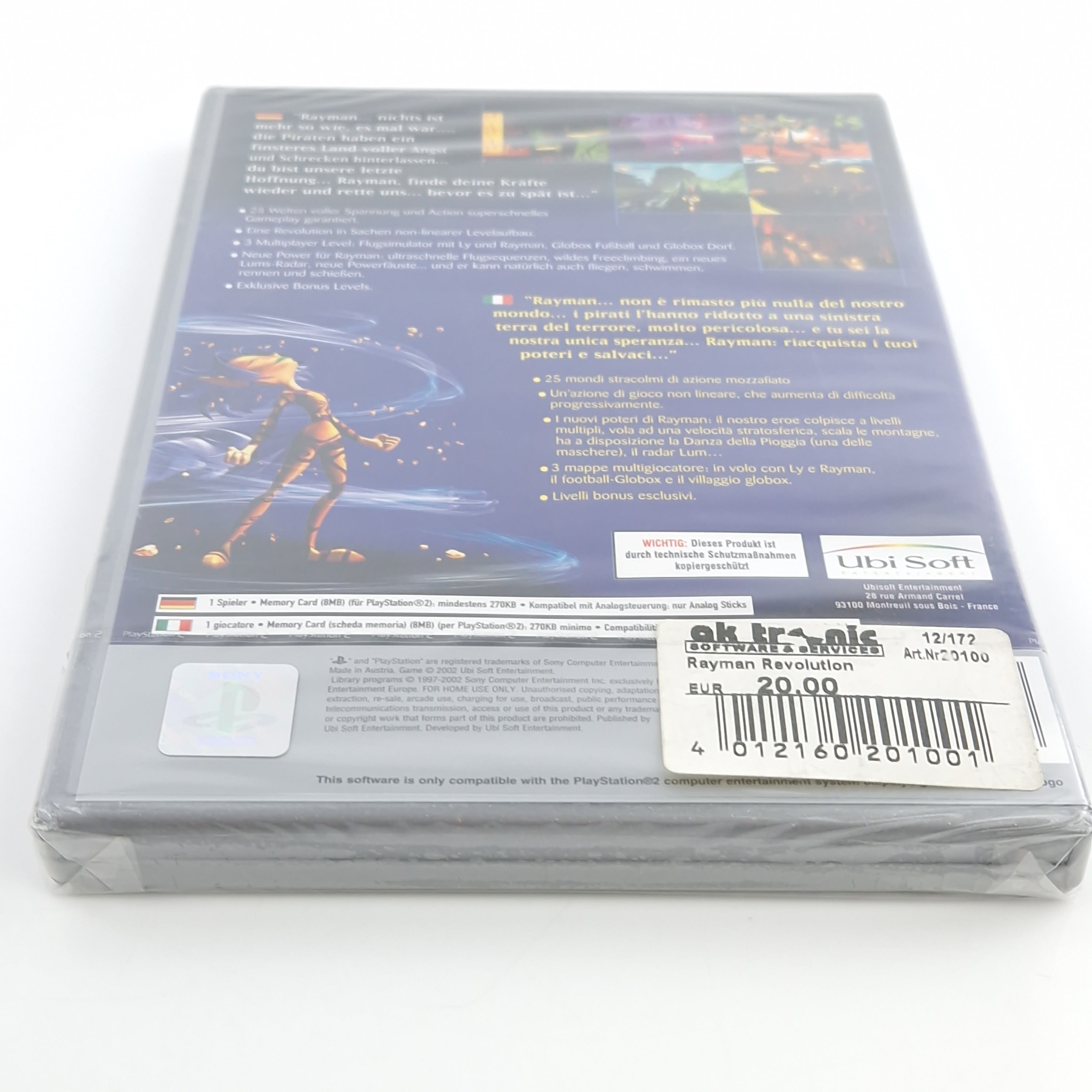 Playstation 2 Spiel – Rayman Revolution (Factory Sealed)