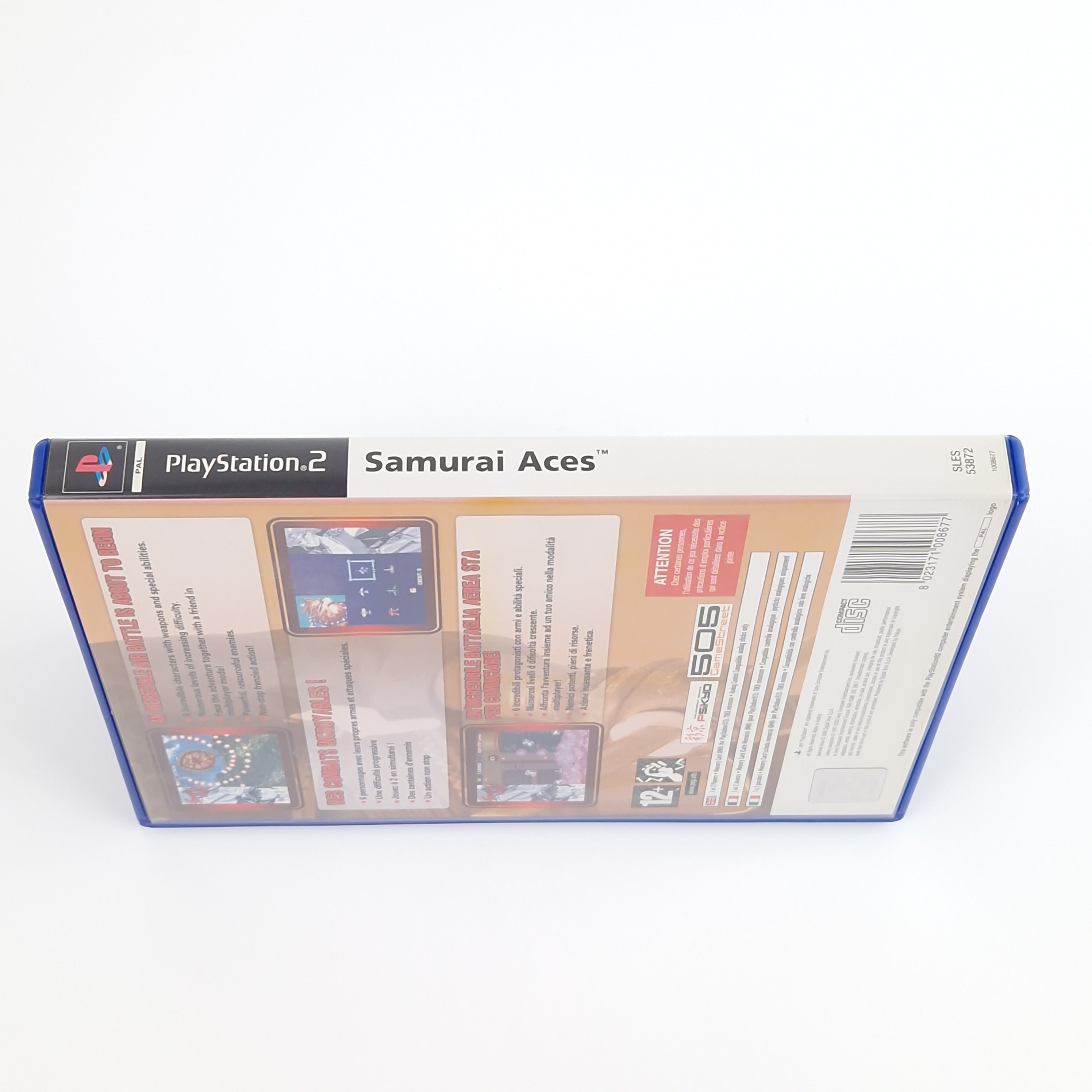 Playstation 2 Spiel – Samurai Aces mit OVP PAL