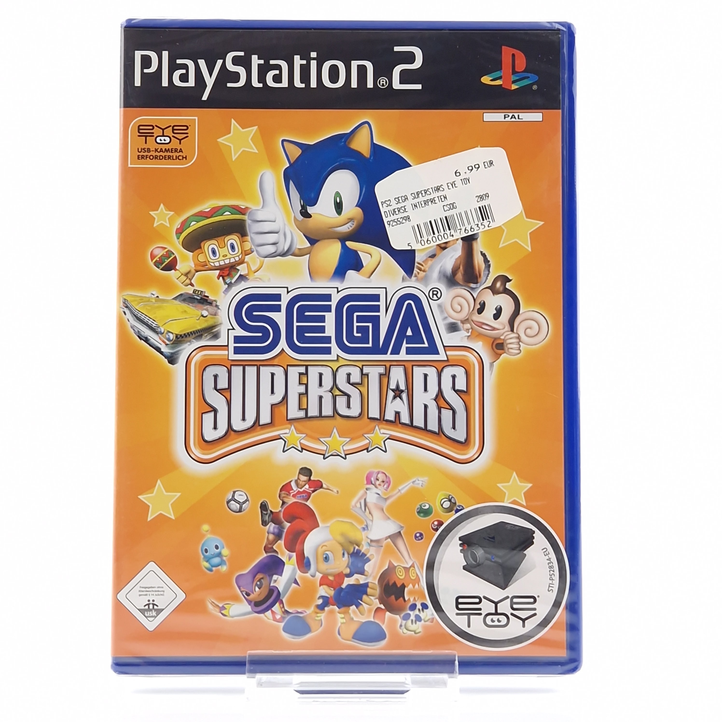 Playstation 2 Spiel – Sega Superstars Neu Resealed PAL