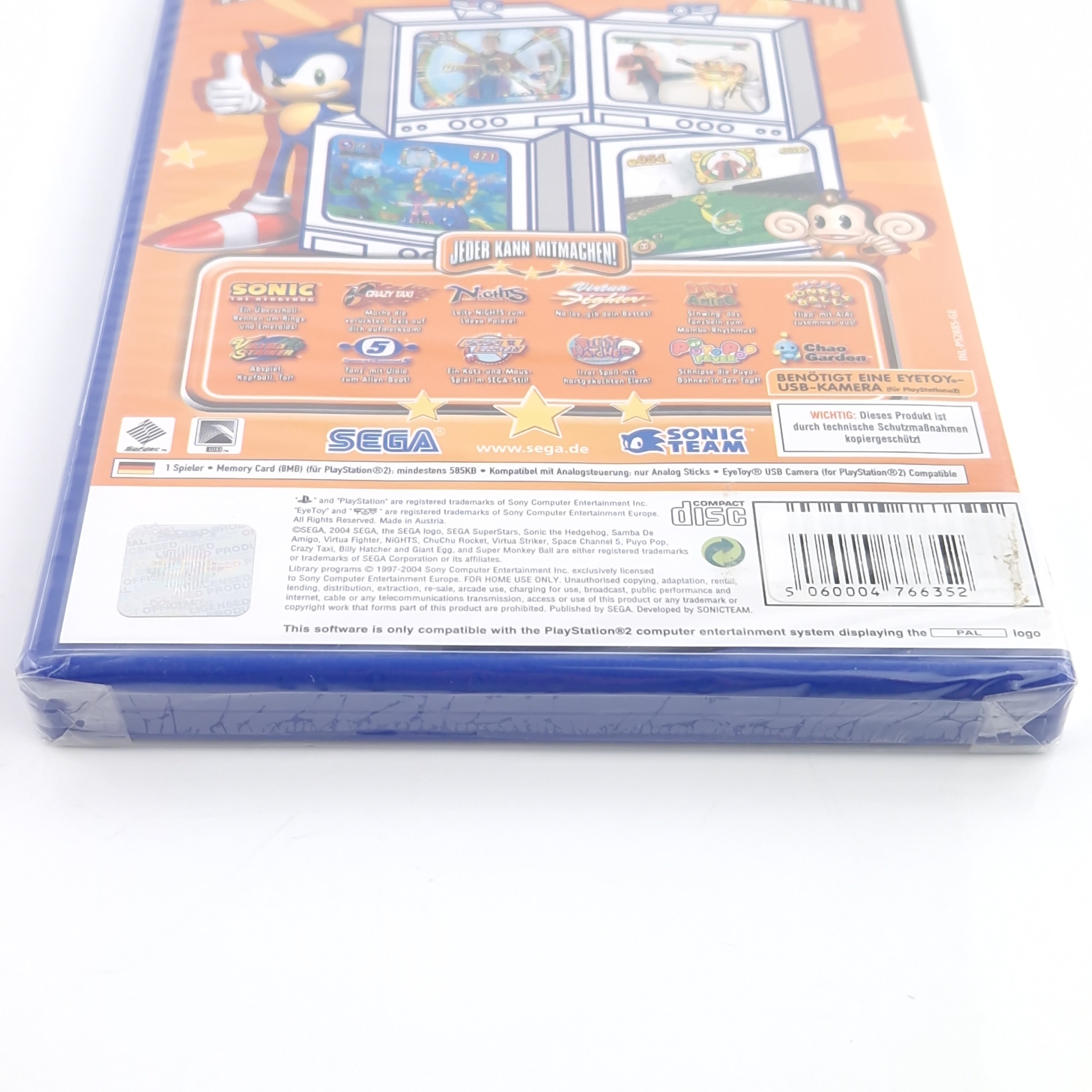 Playstation 2 Spiel – Sega Superstars Neu Resealed PAL