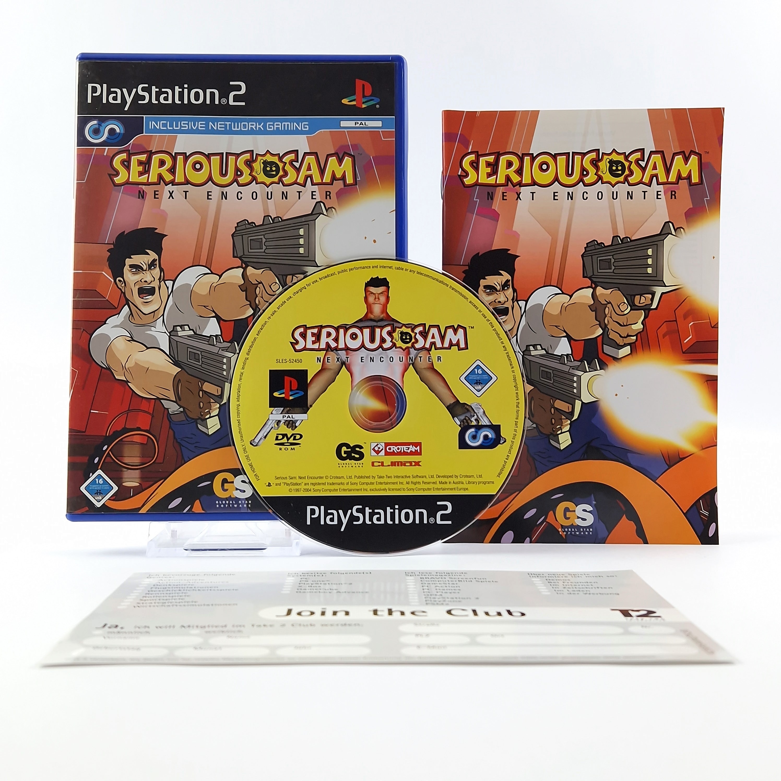 Playstation 2 Spiel: Serious Sam Next Encounter - OVP Anleitung CD | PS2 PAL