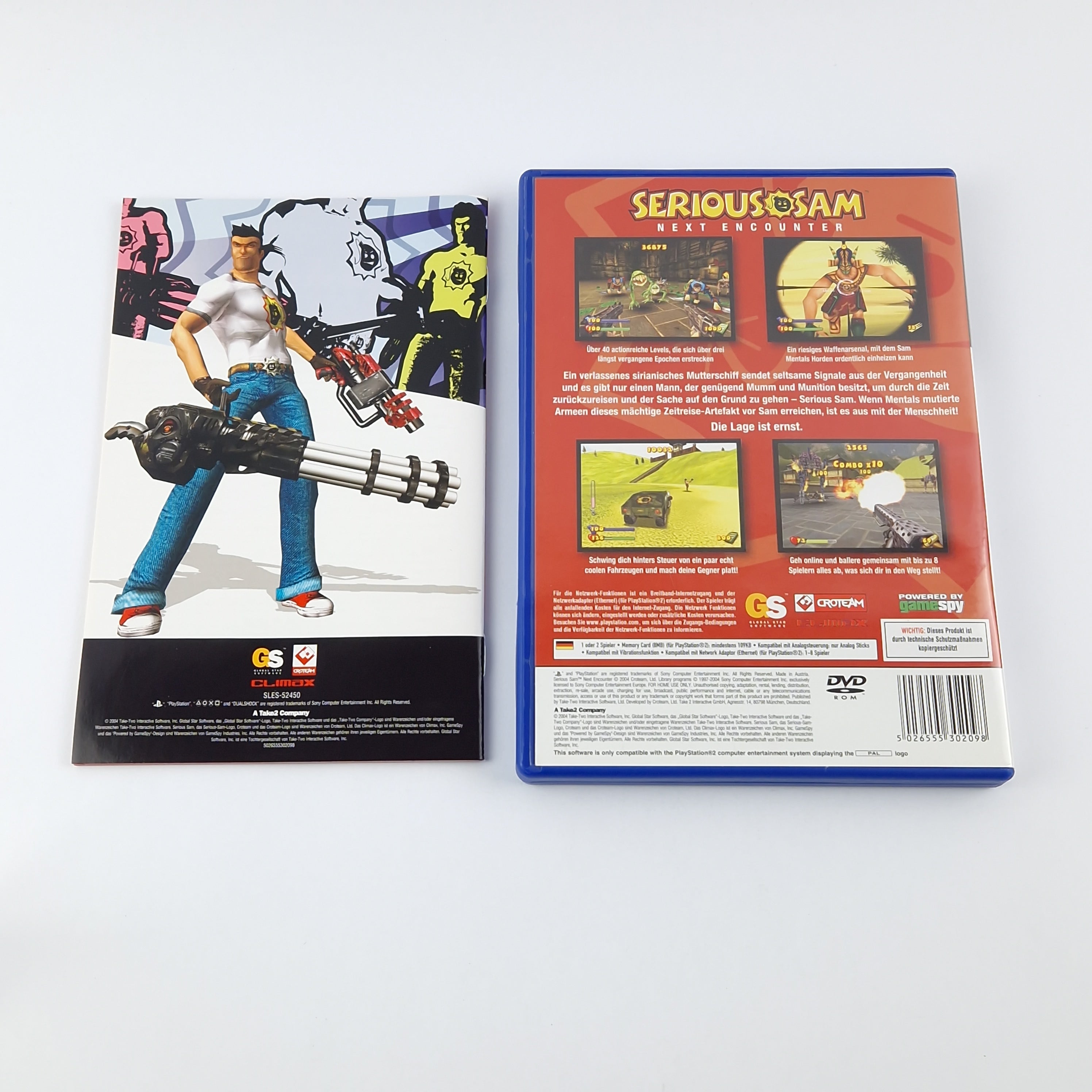 Playstation 2 Spiel: Serious Sam Next Encounter - OVP Anleitung CD | PS2 PAL
