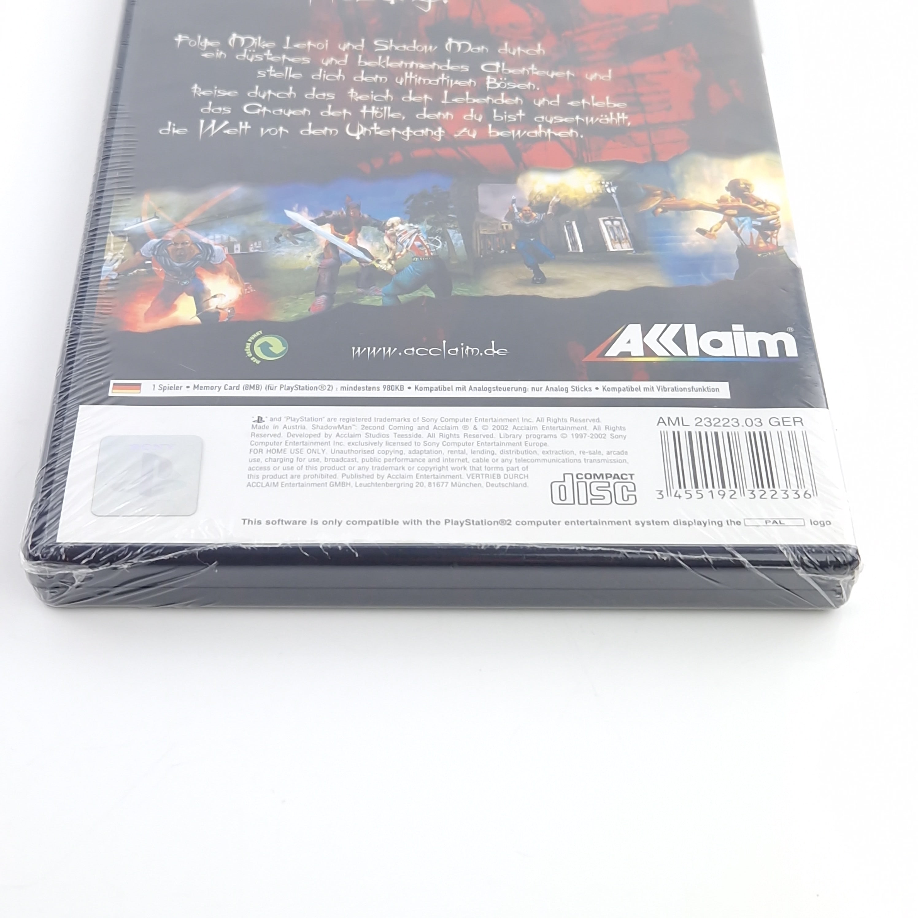 Playstation 2 Spiel – Shadow Man 2econd Coming Neu OVP