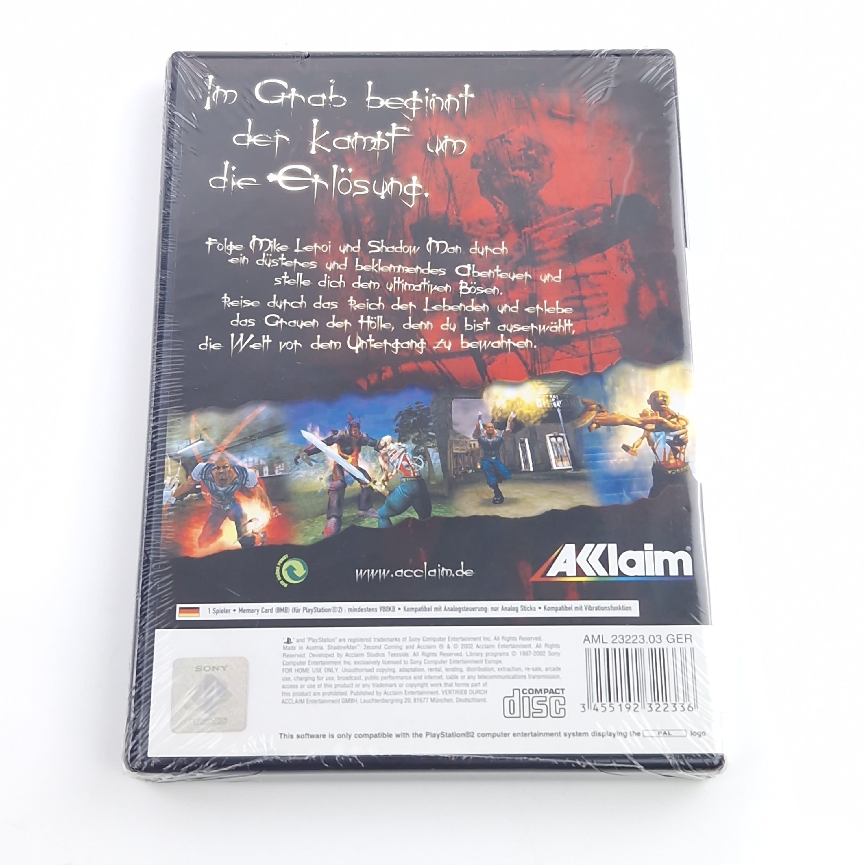 Playstation 2 Spiel – Shadow Man 2econd Coming Neu OVP