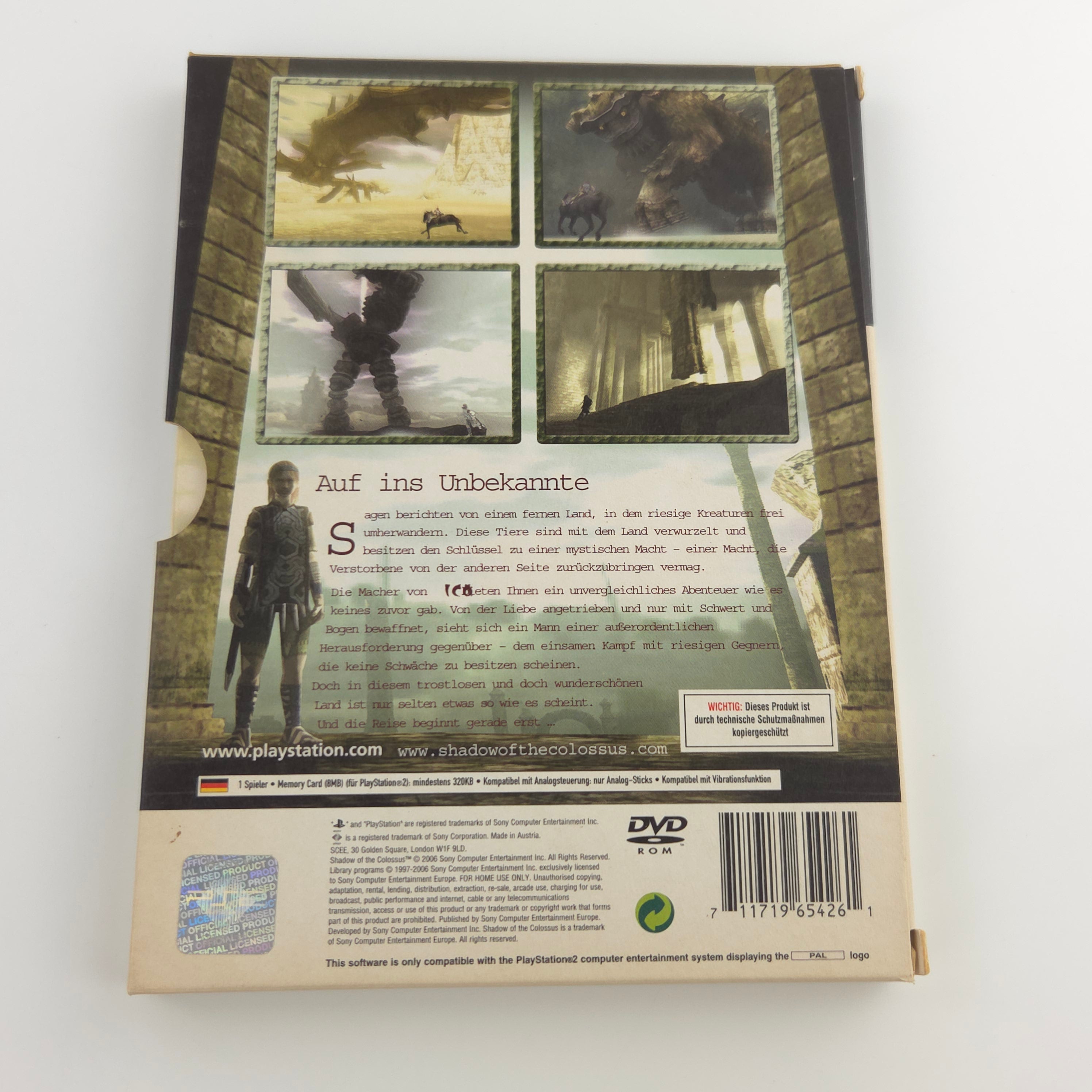 Playstation 2 Spiel – Shadow of the Colossus PS2 OVP