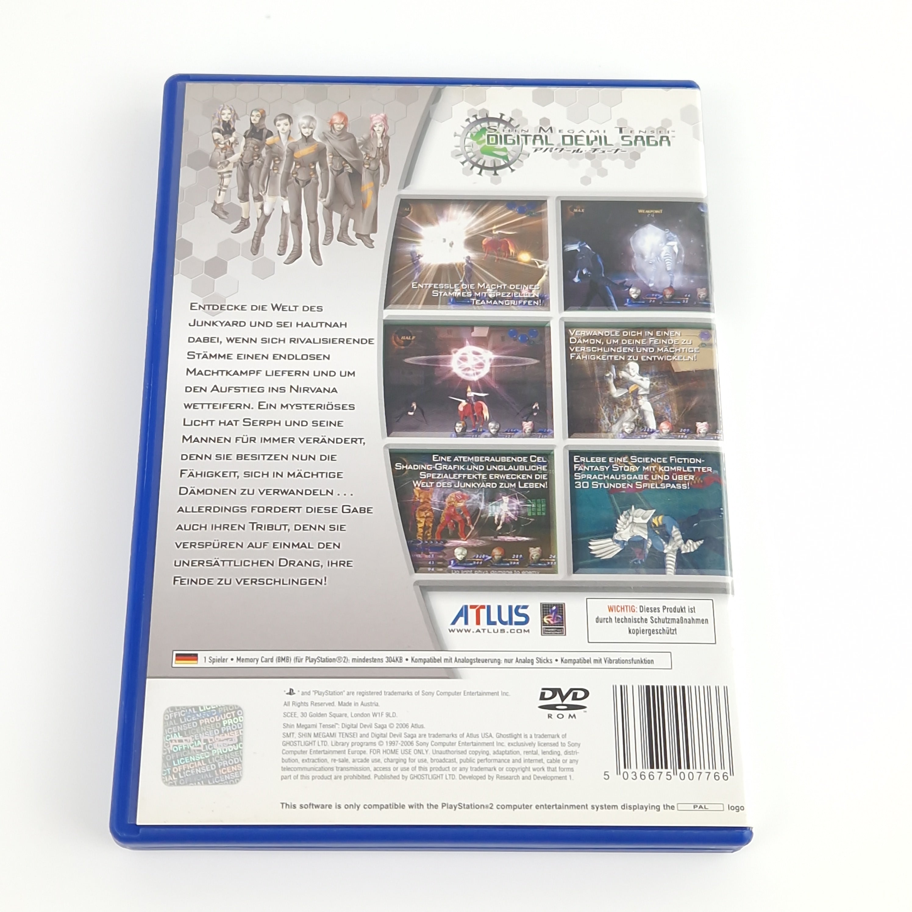 Playstation 2 Spiel – Shin Megami Tensei Digital Devil Saga OVP PAL