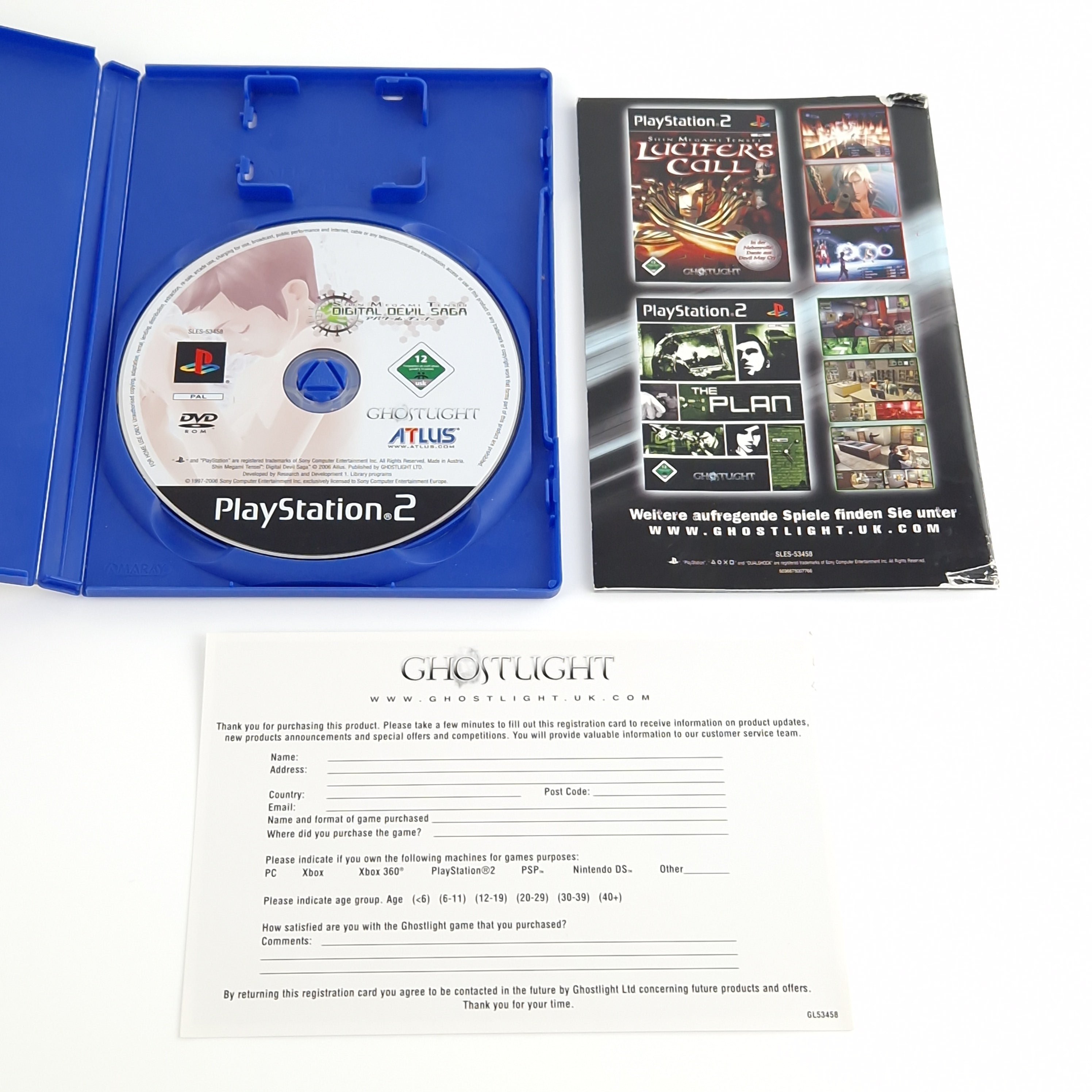 Playstation 2 Spiel – Shin Megami Tensei Digital Devil Saga OVP PAL