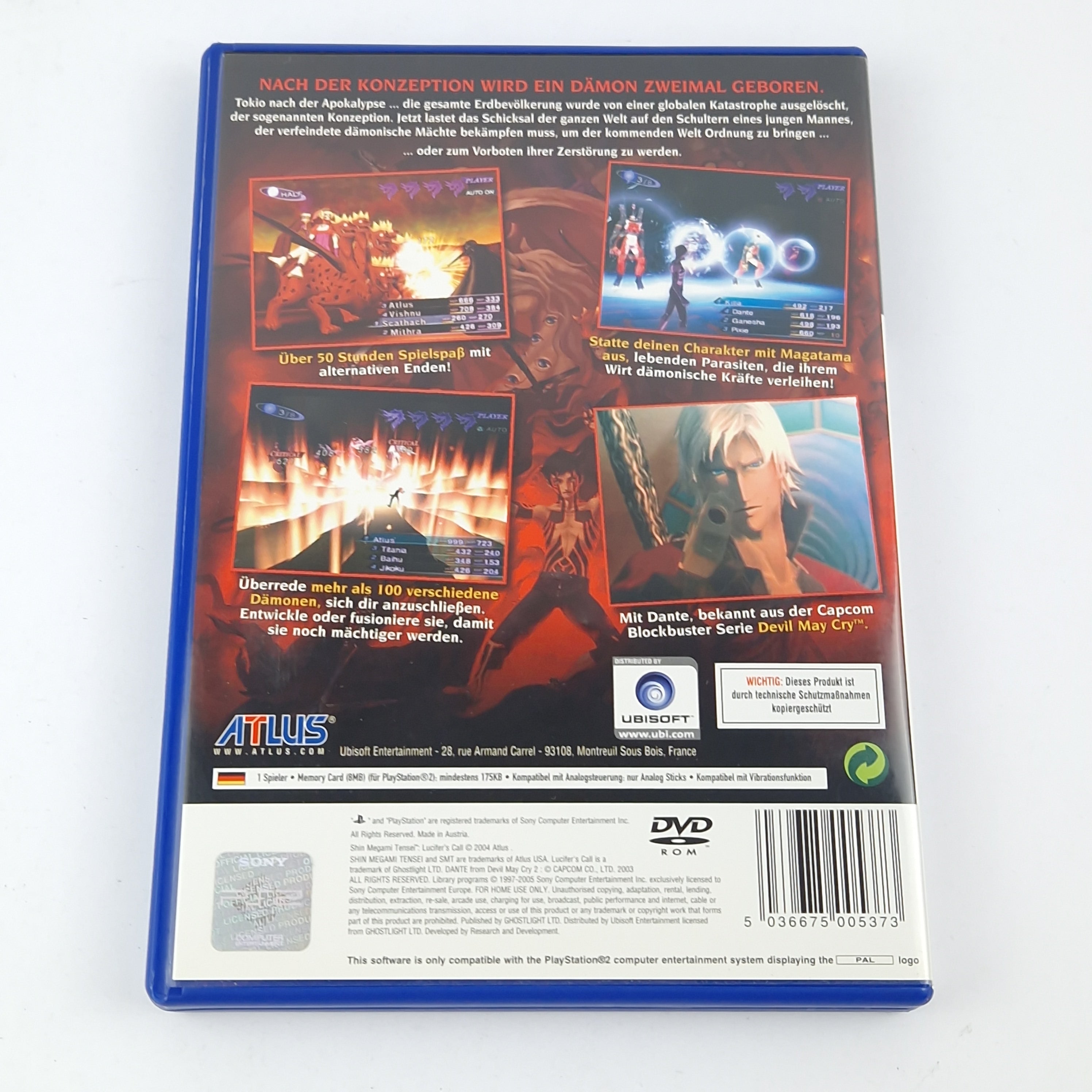 Playstation 2 Spiel – Shin Megami Tensei Lucifers Call OVP