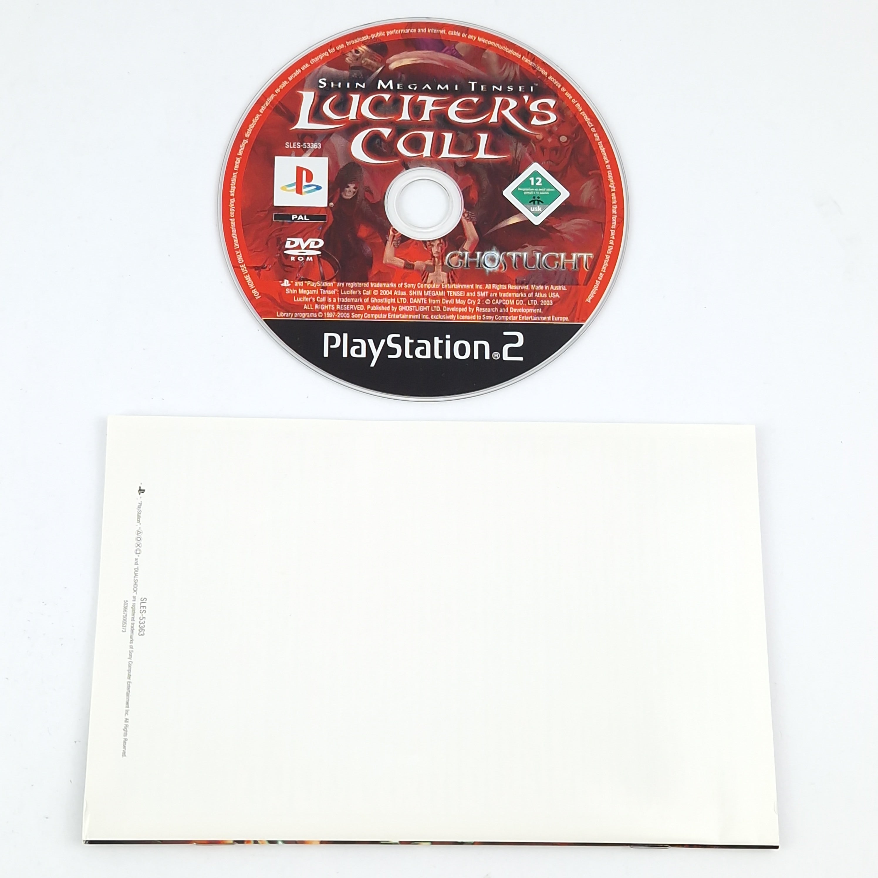 Playstation 2 Spiel – Shin Megami Tensei Lucifers Call OVP