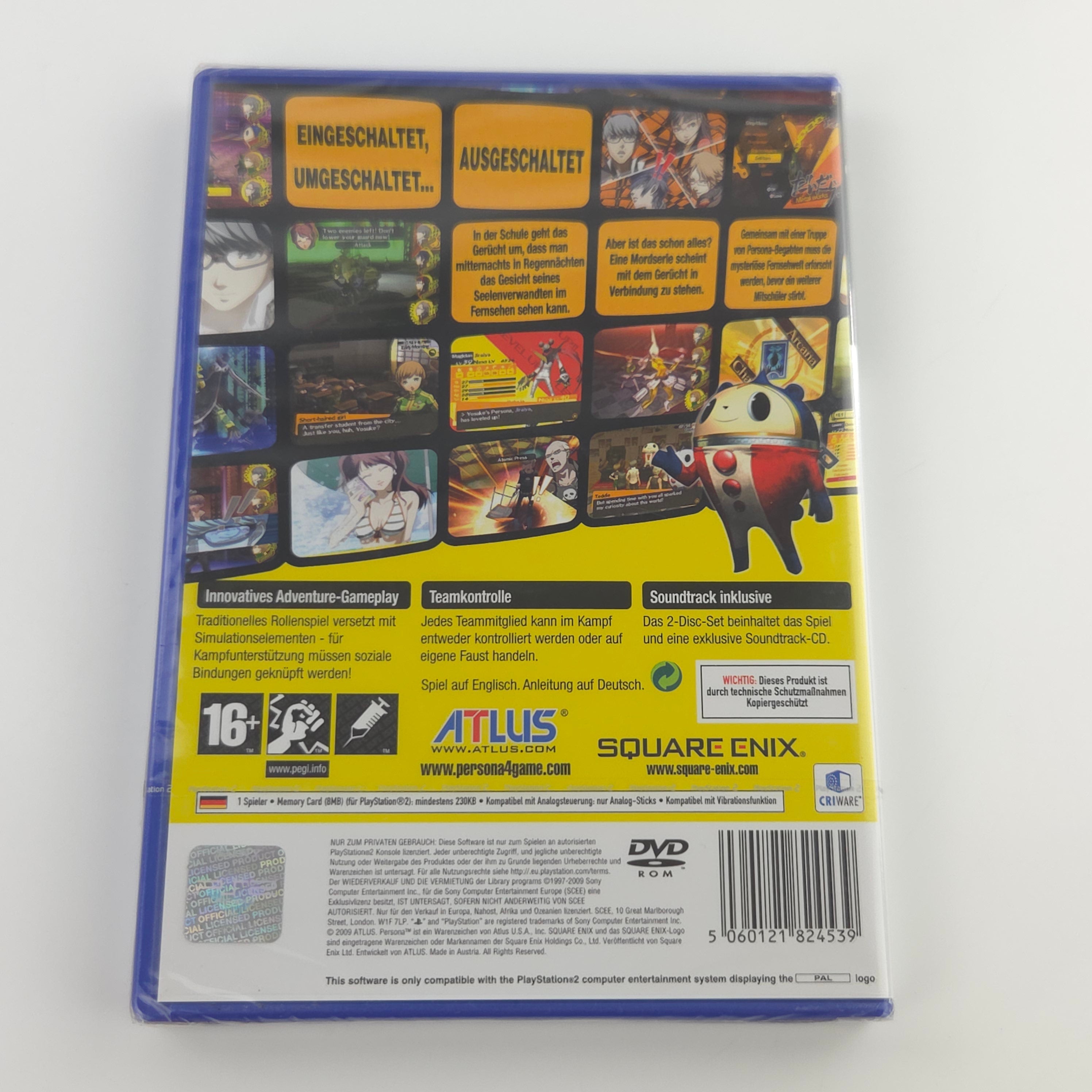 Playstation 2 Spiel – Shin Megami Tensei P4 Persona 4 Neu