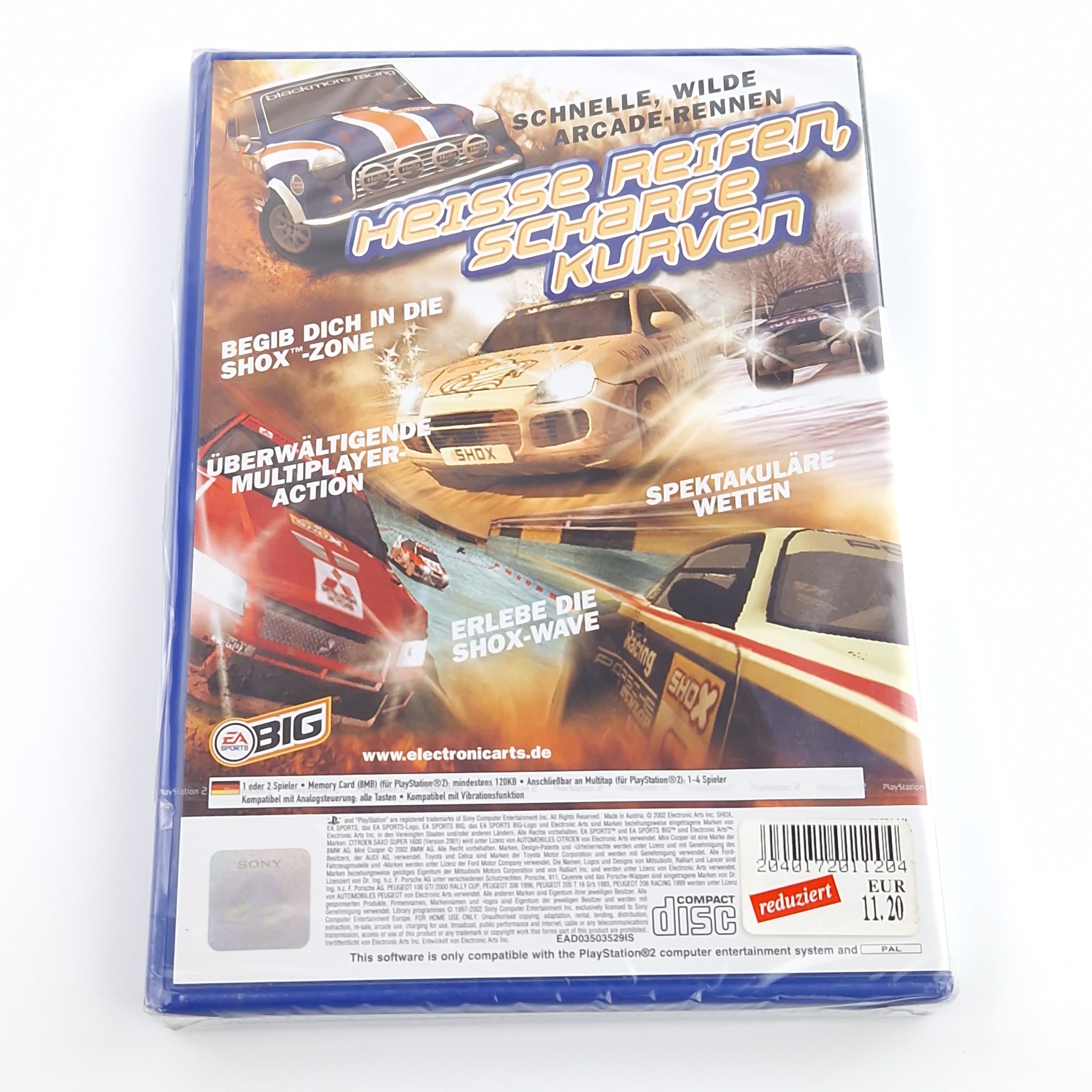 Playstation 2 Spiel – Shox Rally Reinvented Factory Sealed