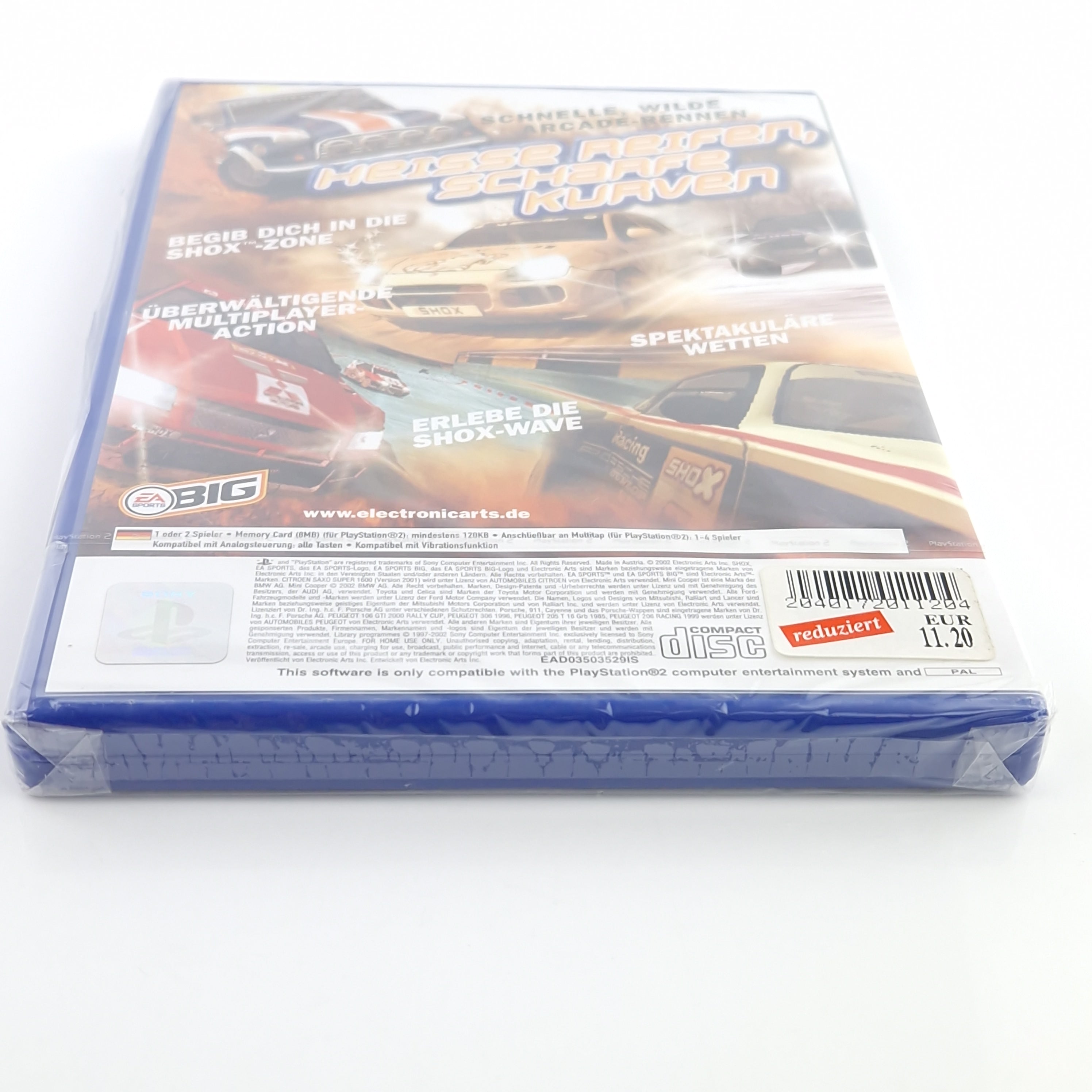 Playstation 2 Spiel – Shox Rally Reinvented Factory Sealed
