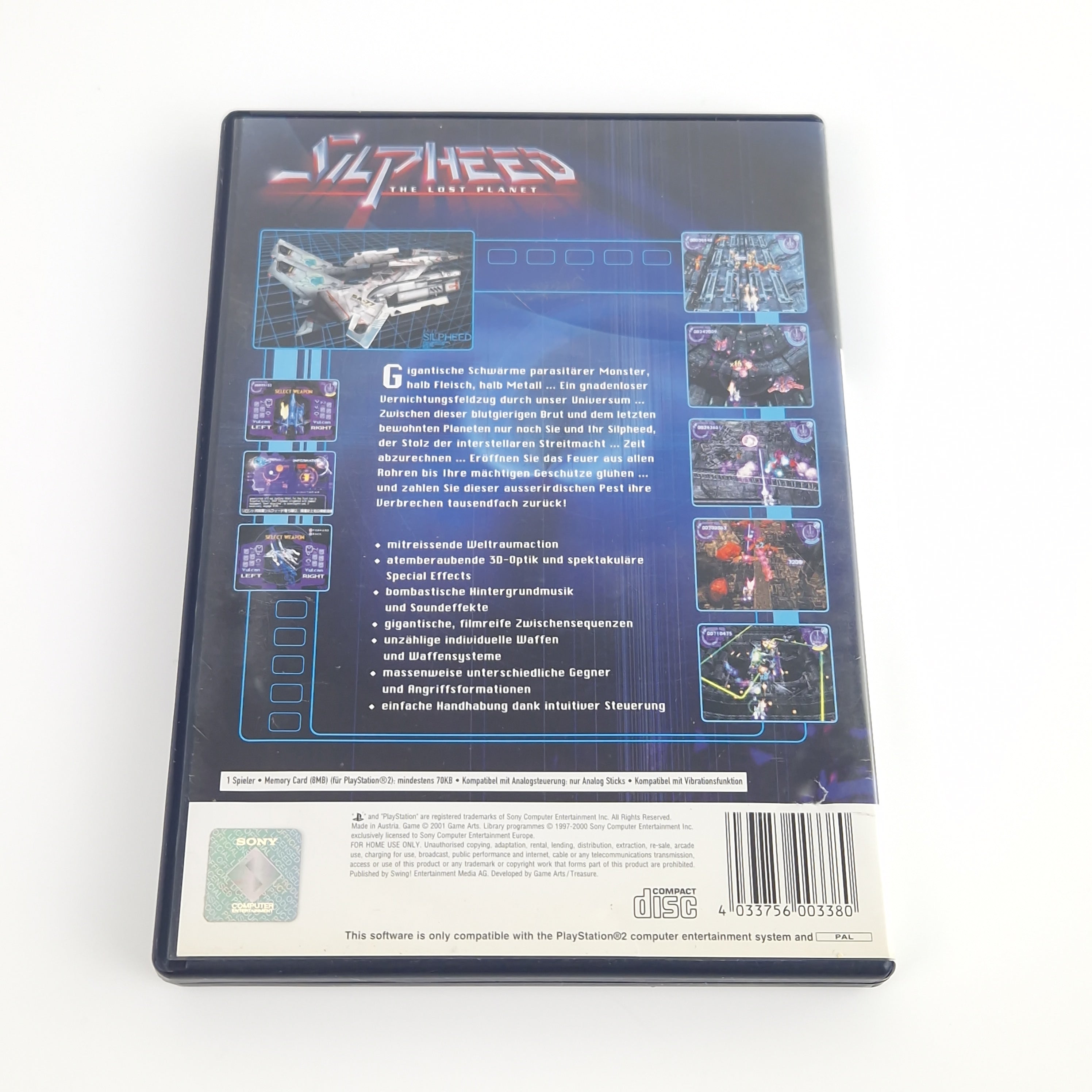 Playstation 2 Spiel – Silpheed The Lost Planet PS2 PAL OVP