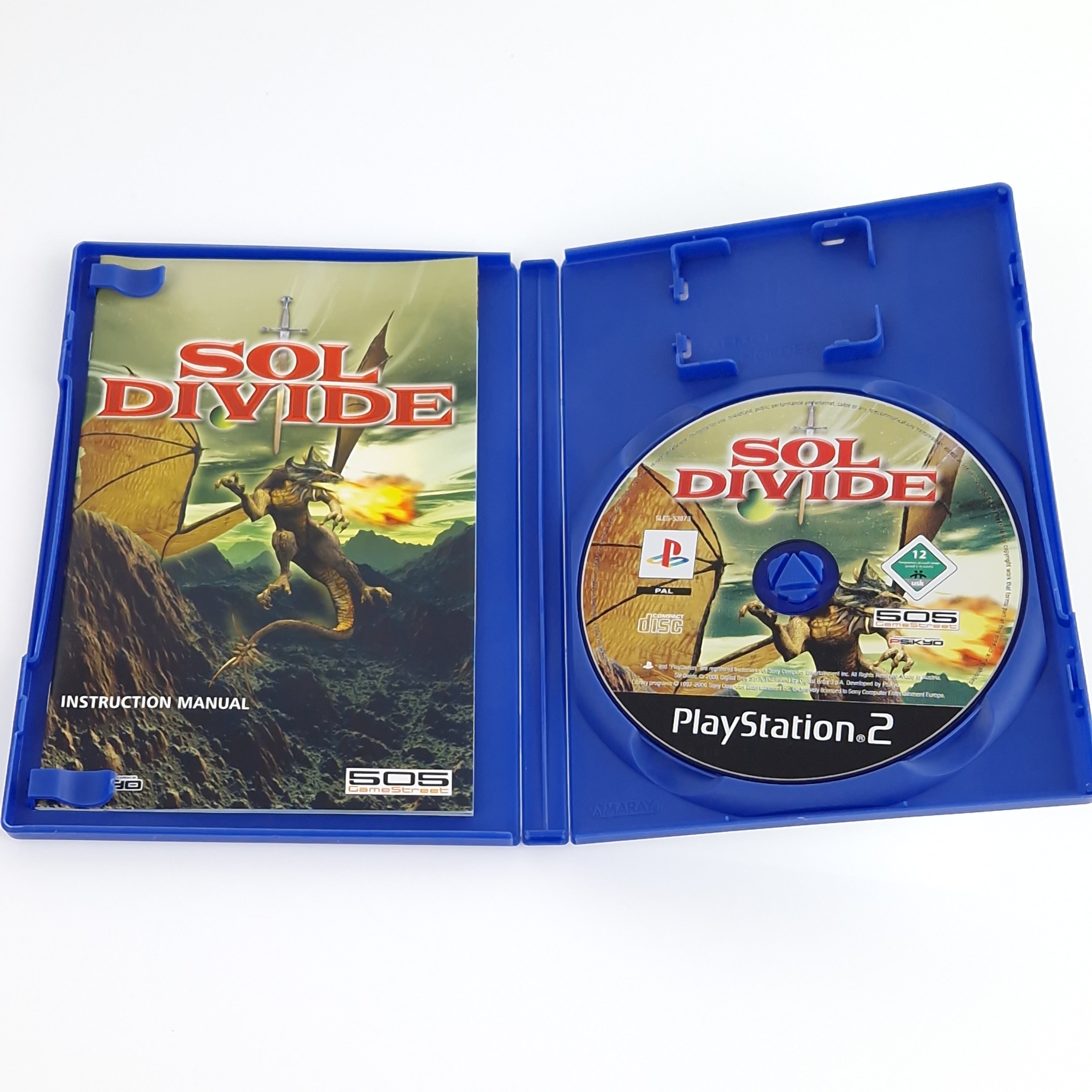 Playstation 2 Spiel – Sol Divide OVP PAL
