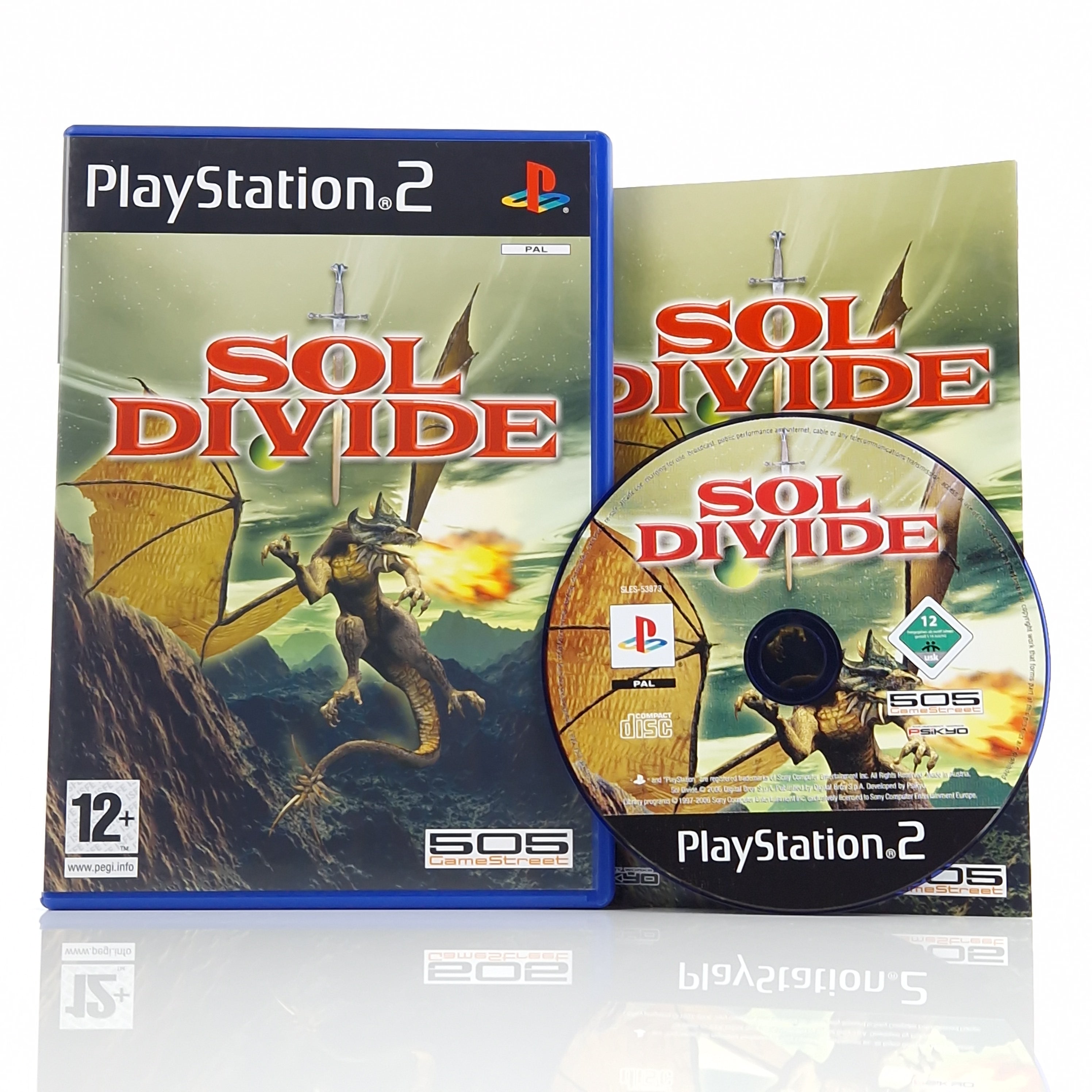 Playstation 2 Spiel – Sol Divide OVP PAL