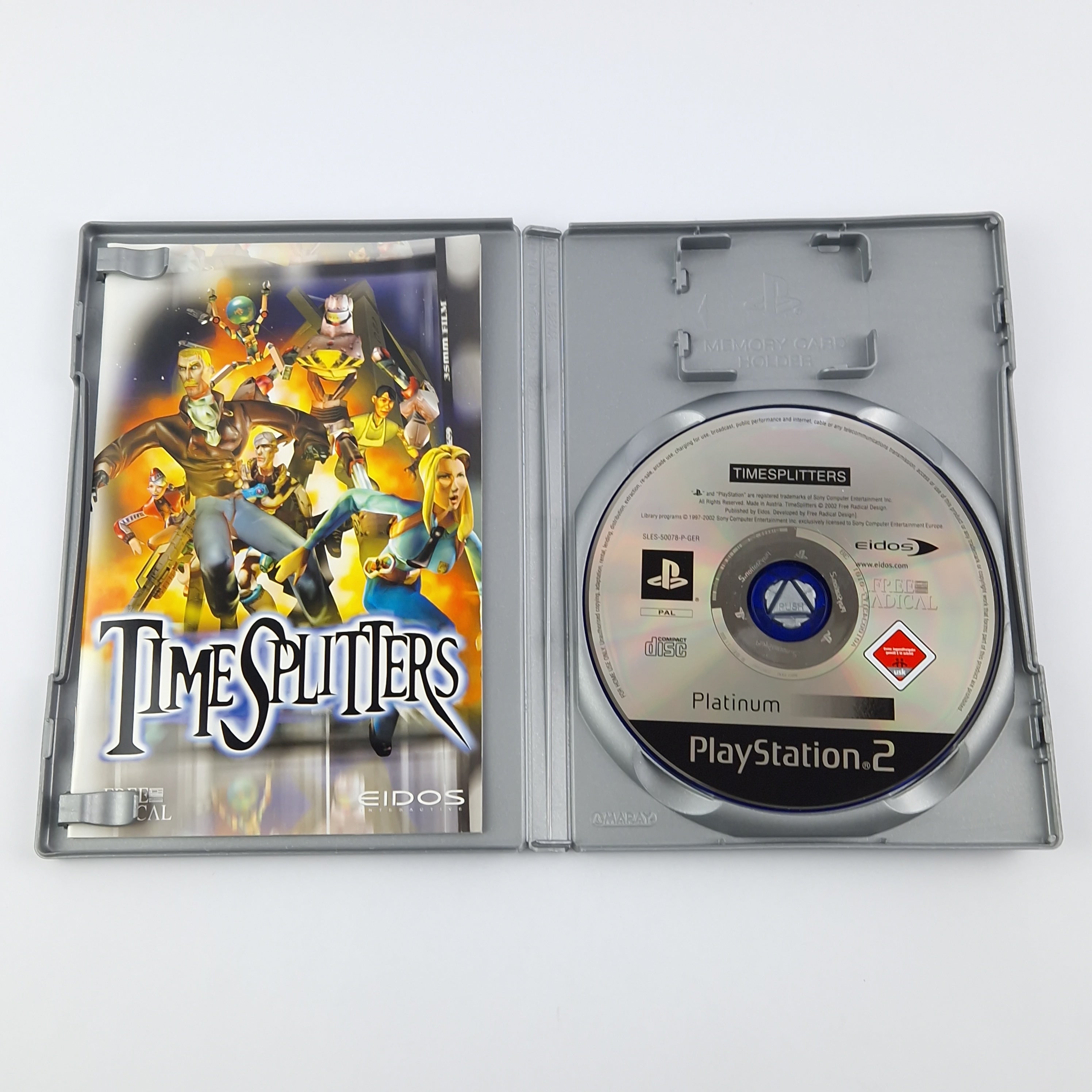 Playstation 2 Spiel – Time Splitters Platinum OVP USK18