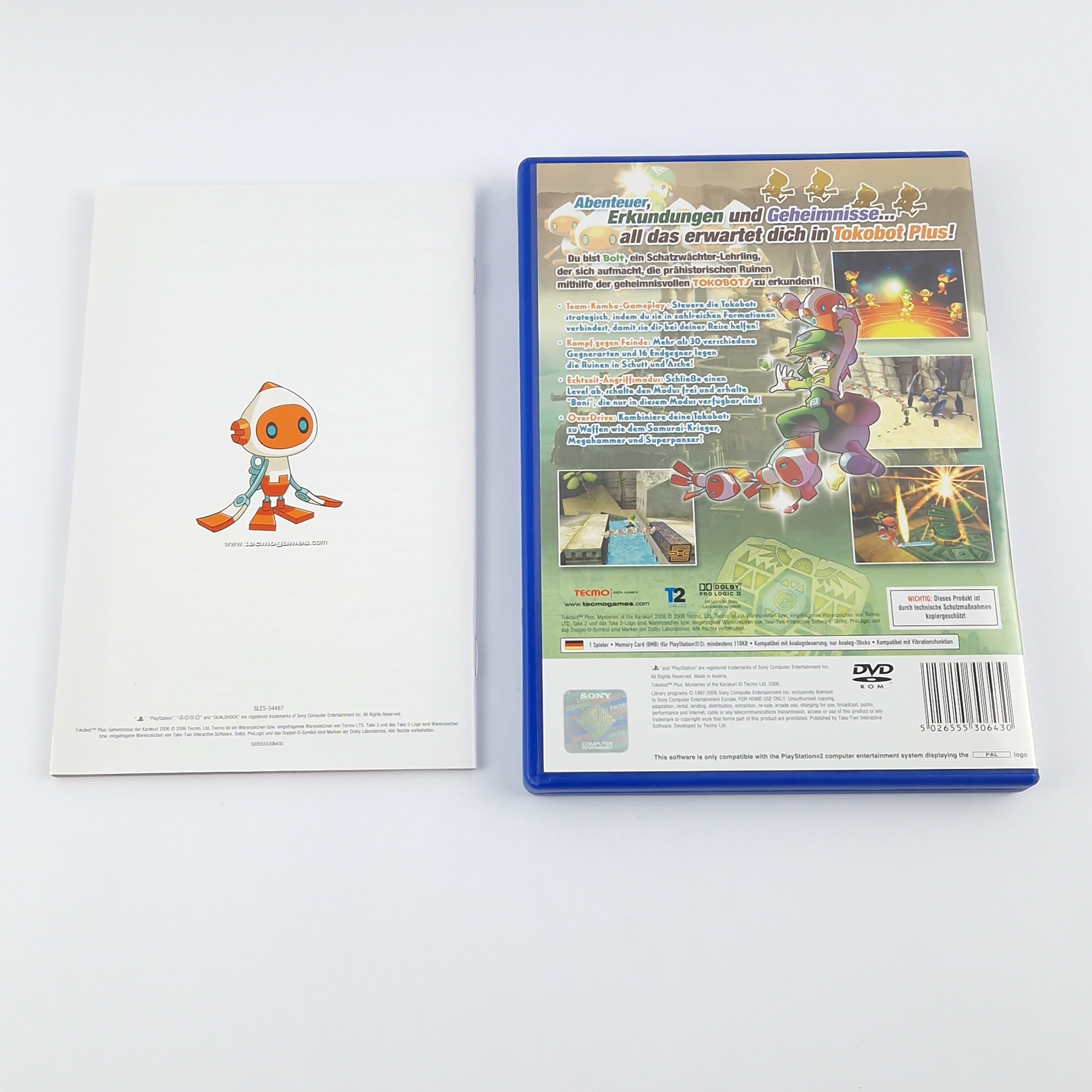 Playstation 2 Spiel – Tokobot Plus Mysteries OVP CD