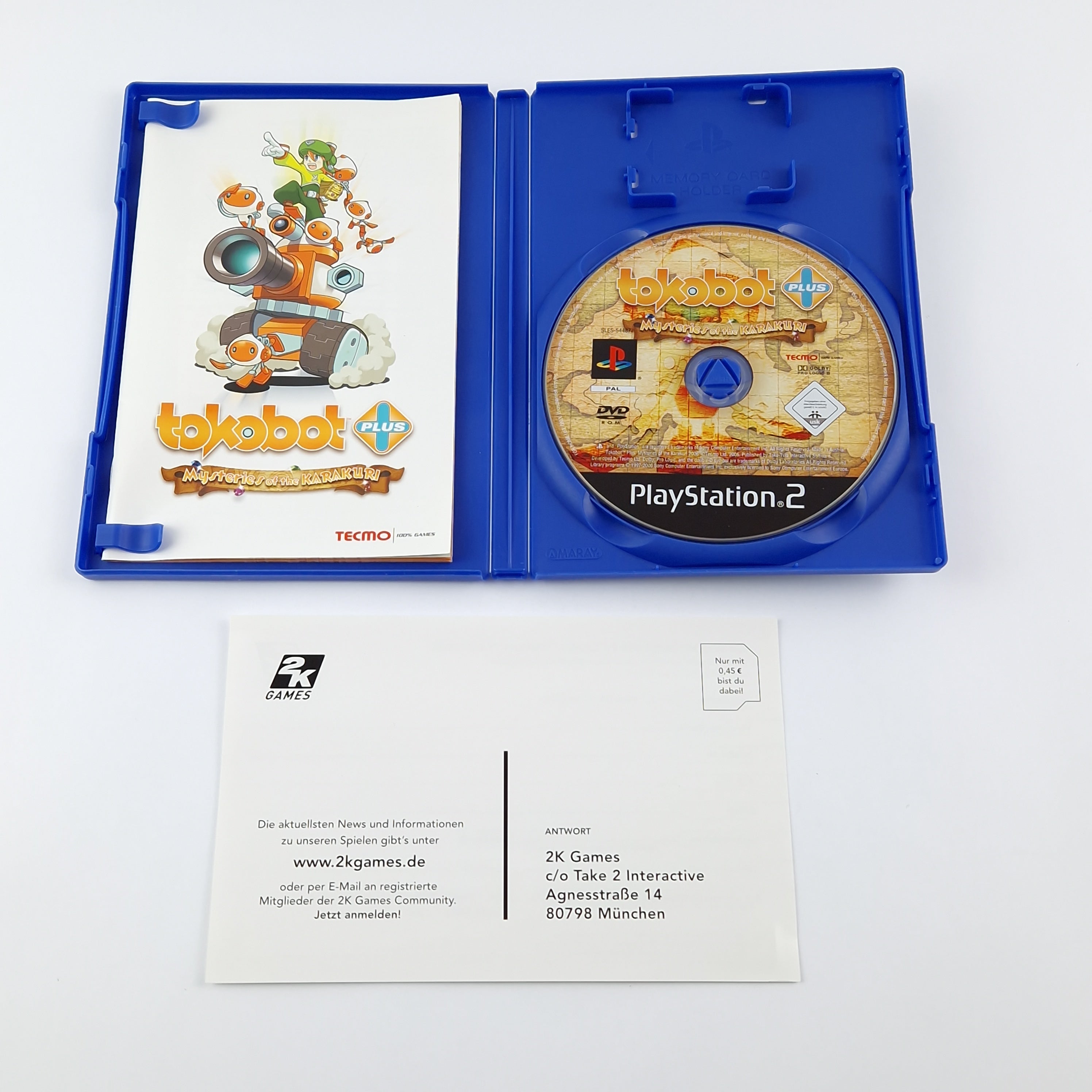 Playstation 2 Spiel – Tokobot Plus Mysteries OVP CD