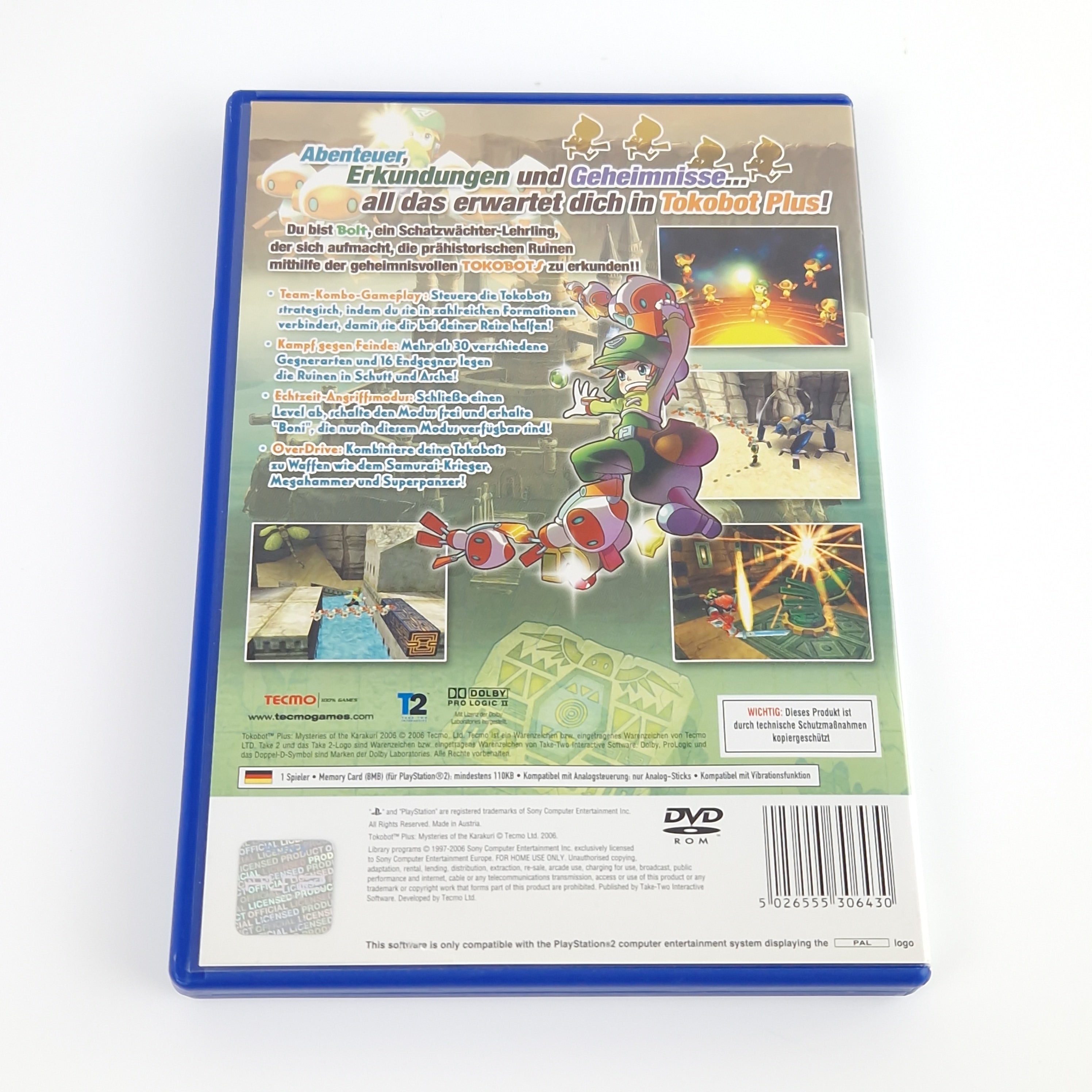 Playstation 2 Spiel – Tokobot Plus Mysteries OVP PAL