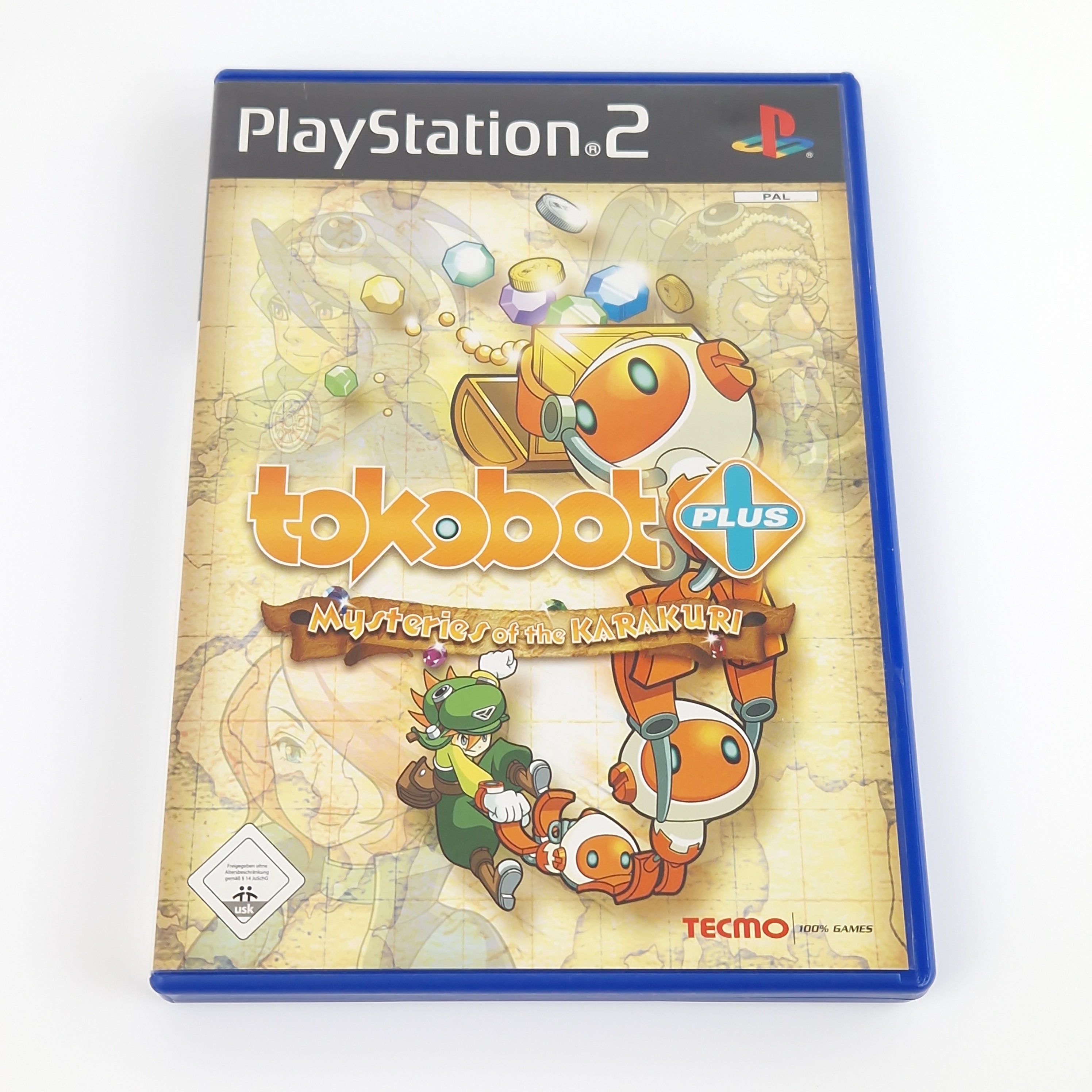 Playstation 2 Spiel – Tokobot Plus Mysteries OVP PAL