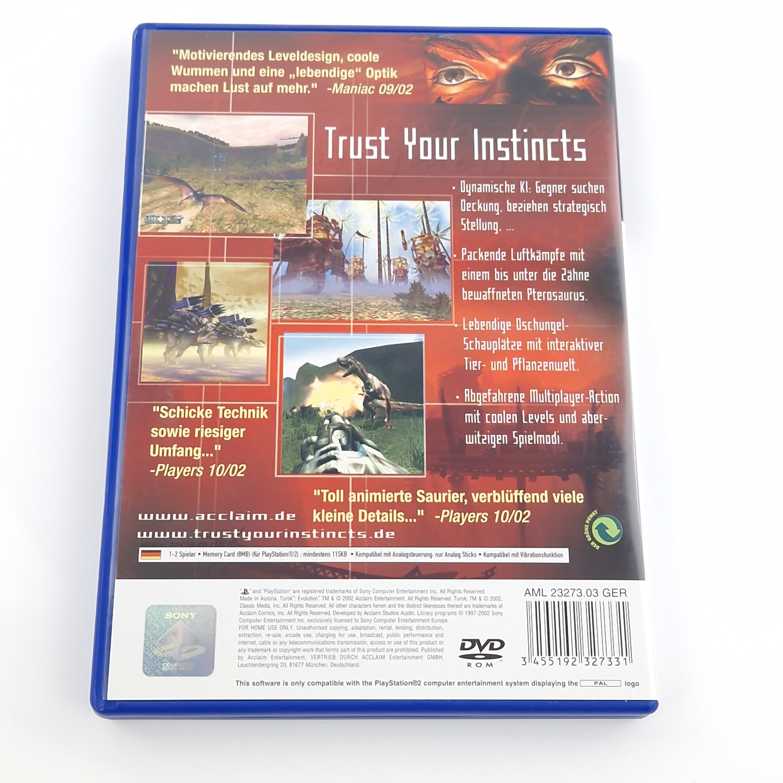 Playstation 2 Spiel – Turok Evolution (PS2 OVP PAL)