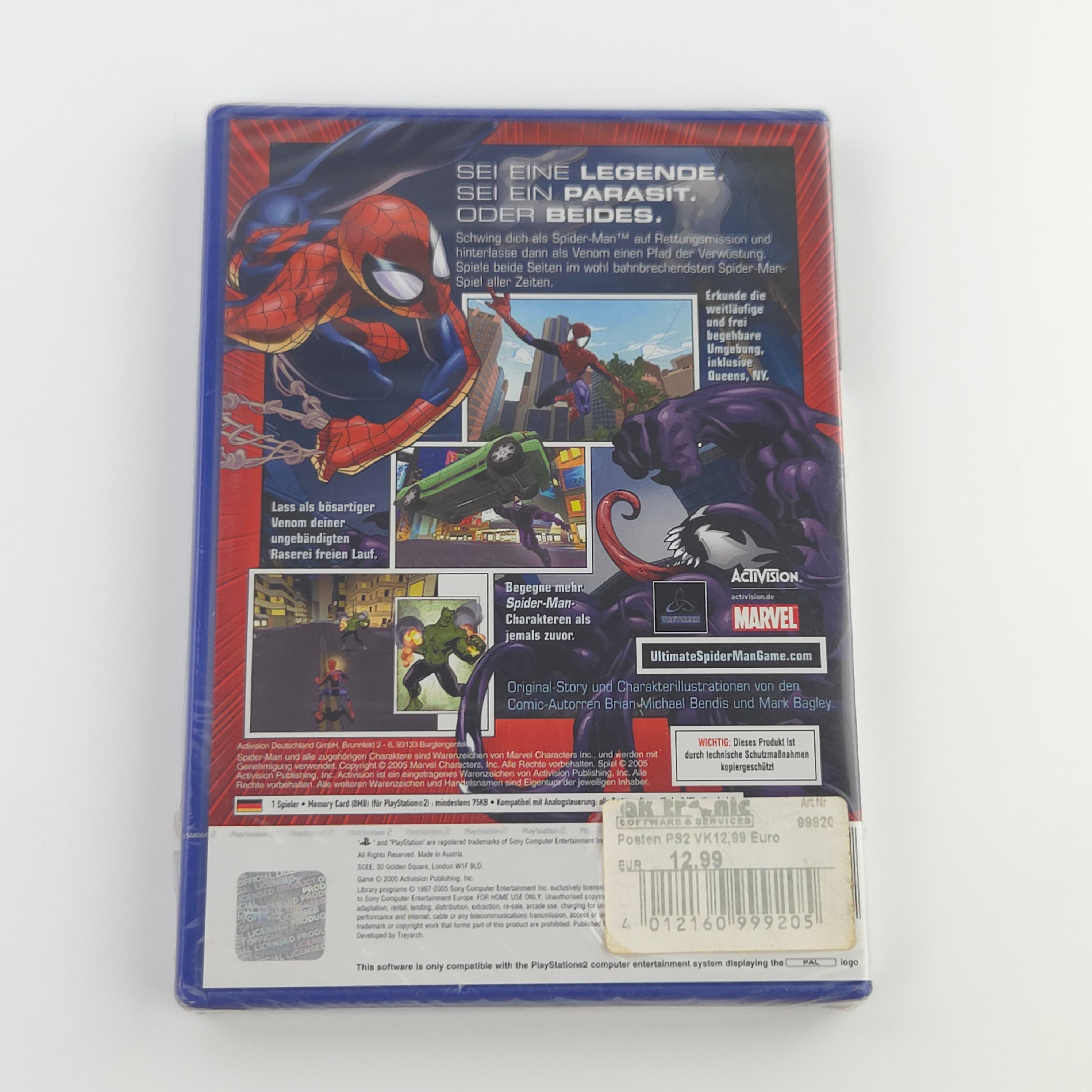 Playstation 2 Spiel – Ultimate Spider-Man (Neu OVP PAL)