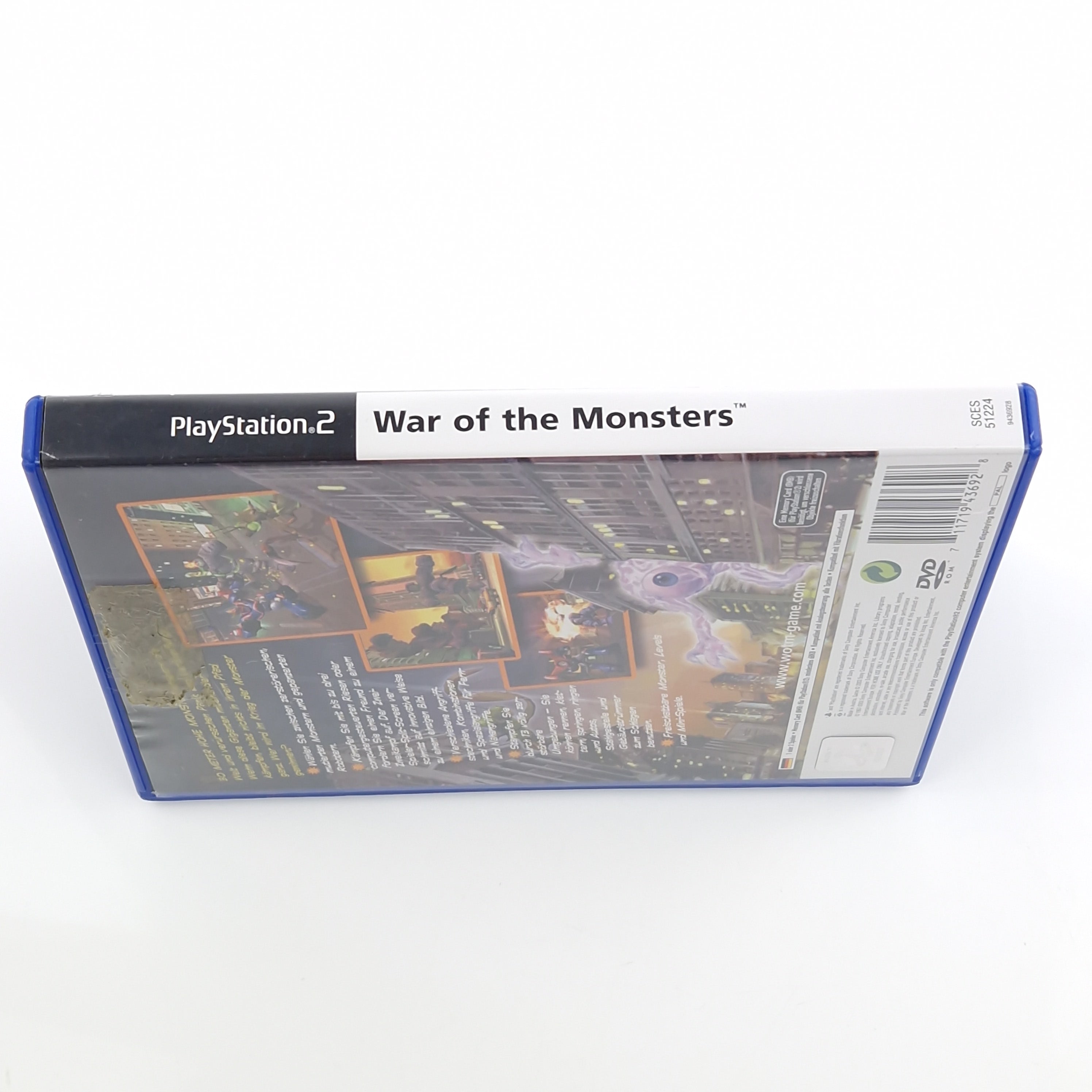 Playstation 2 Spiel – War of the Monsters (PS2 PAL OVP)