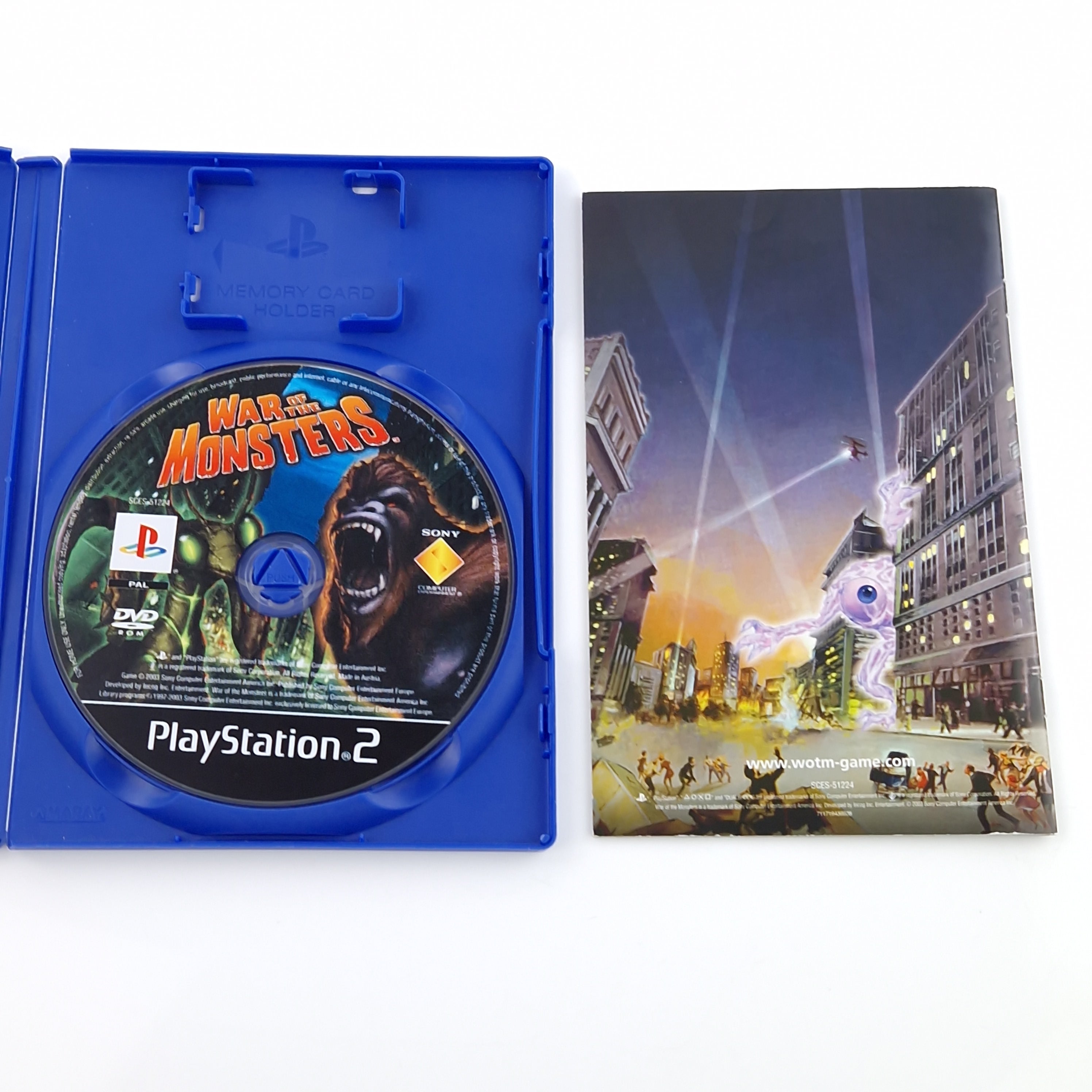 Playstation 2 Spiel – War of the Monsters (PS2 PAL OVP)