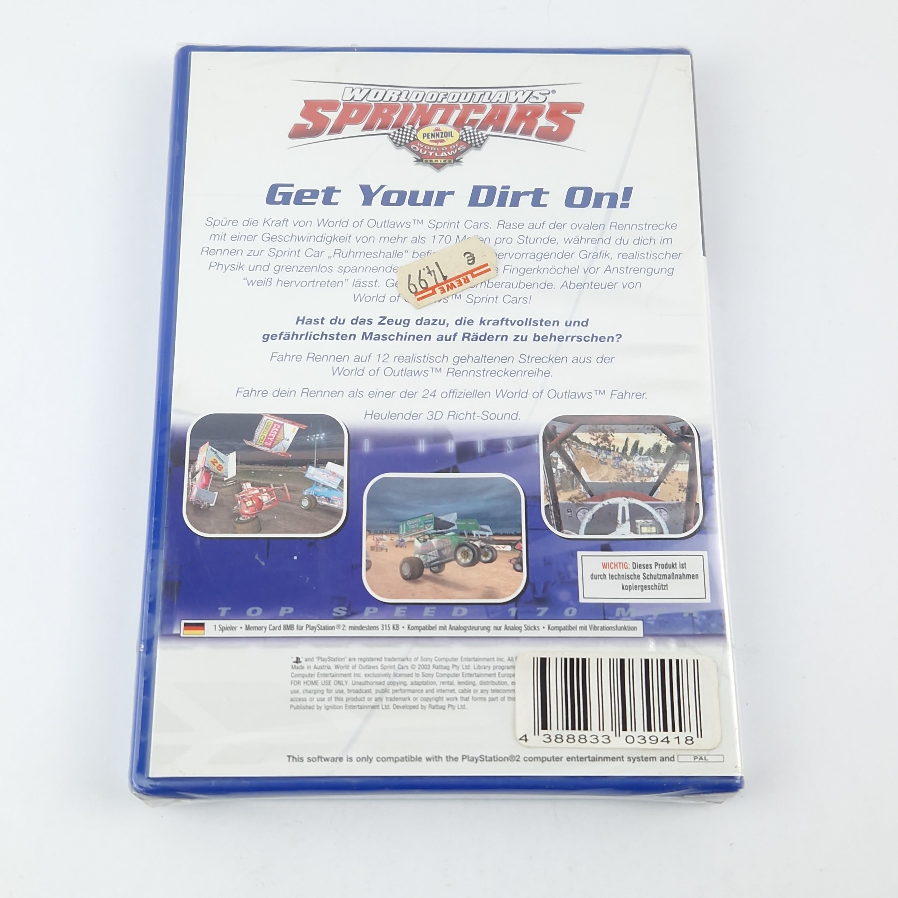 Playstation 2 Spiel – World of Outlaws Sprint Cars Neu