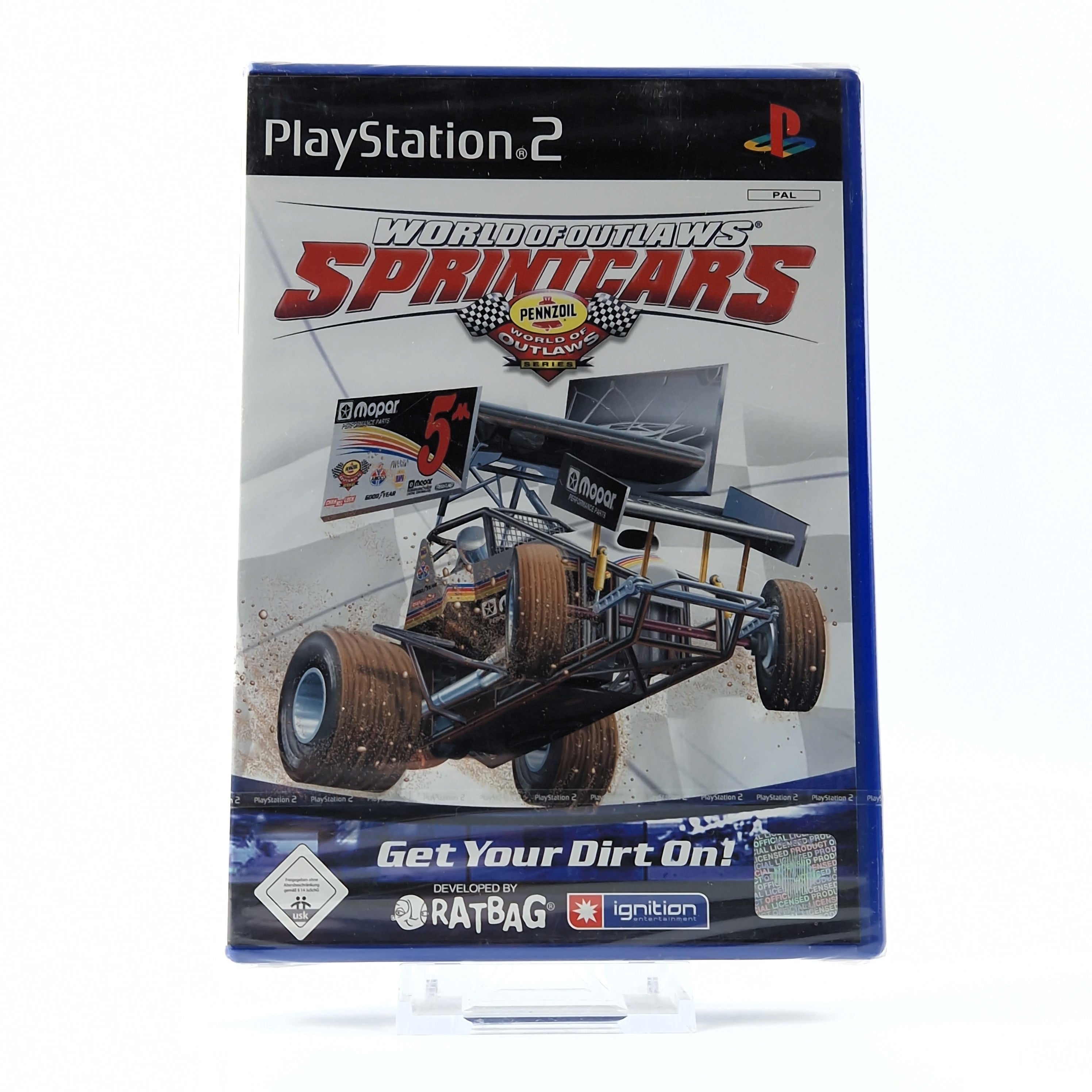 Playstation 2 Spiel – World of Outlaws Sprint Cars Neu