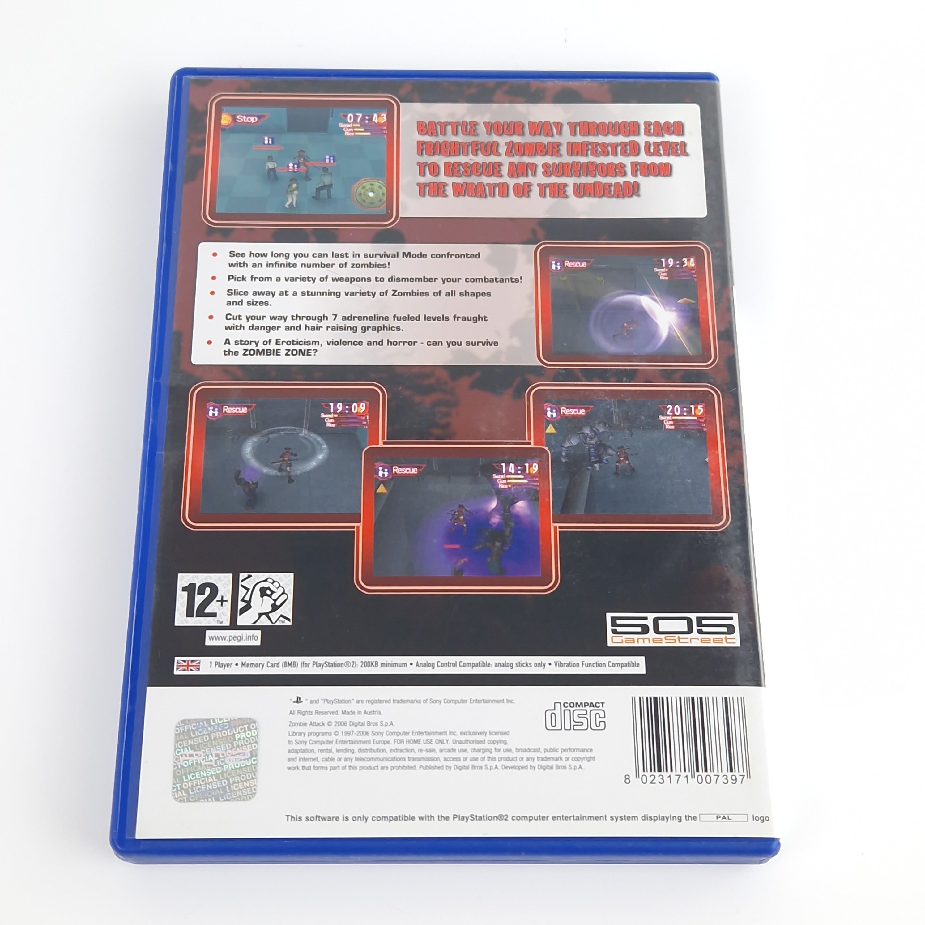 Playstation 2 Spiel – Zombie Attack (PS2 OVP PAL)