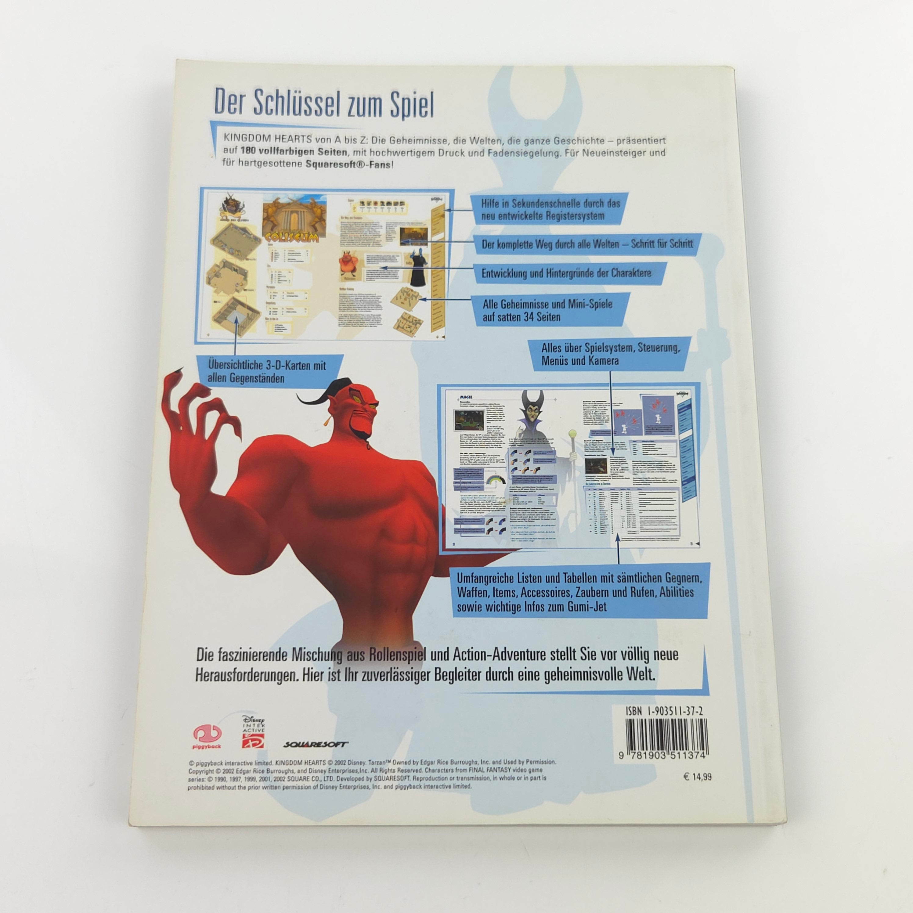 Playstation 2 Spieleberater Disneys Kingdom Hearts PS2 Buch