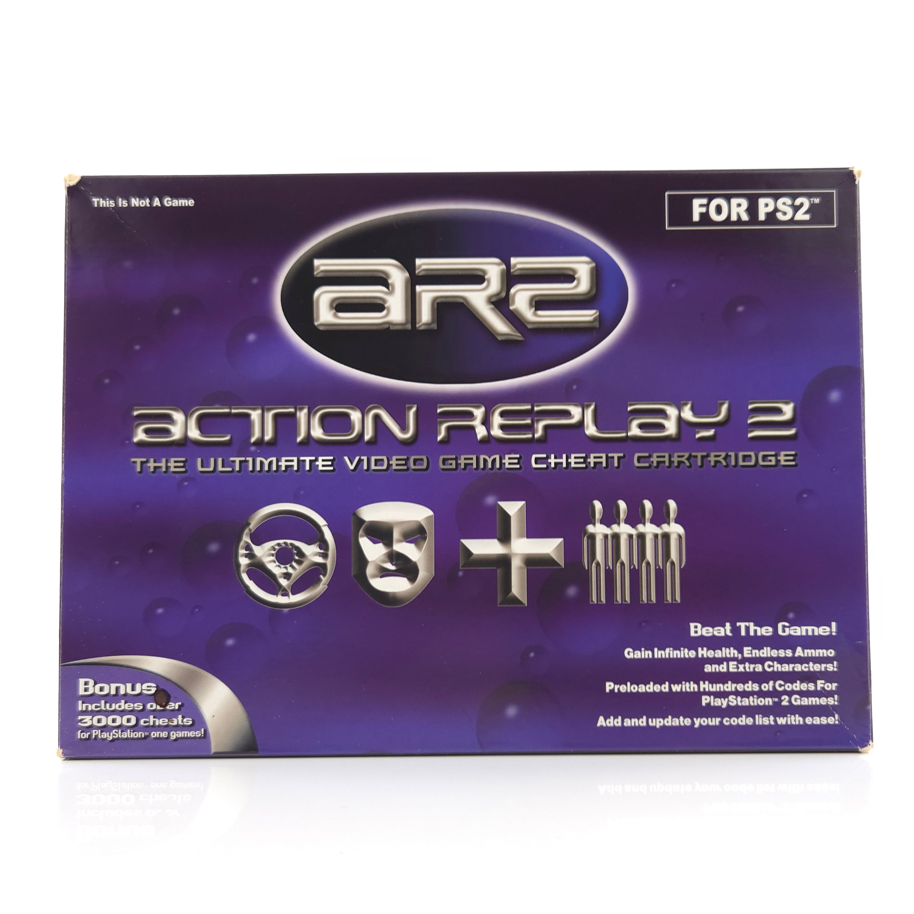 Playstation 2 Zubehör – Action Replay Cheat Cartridge PS2