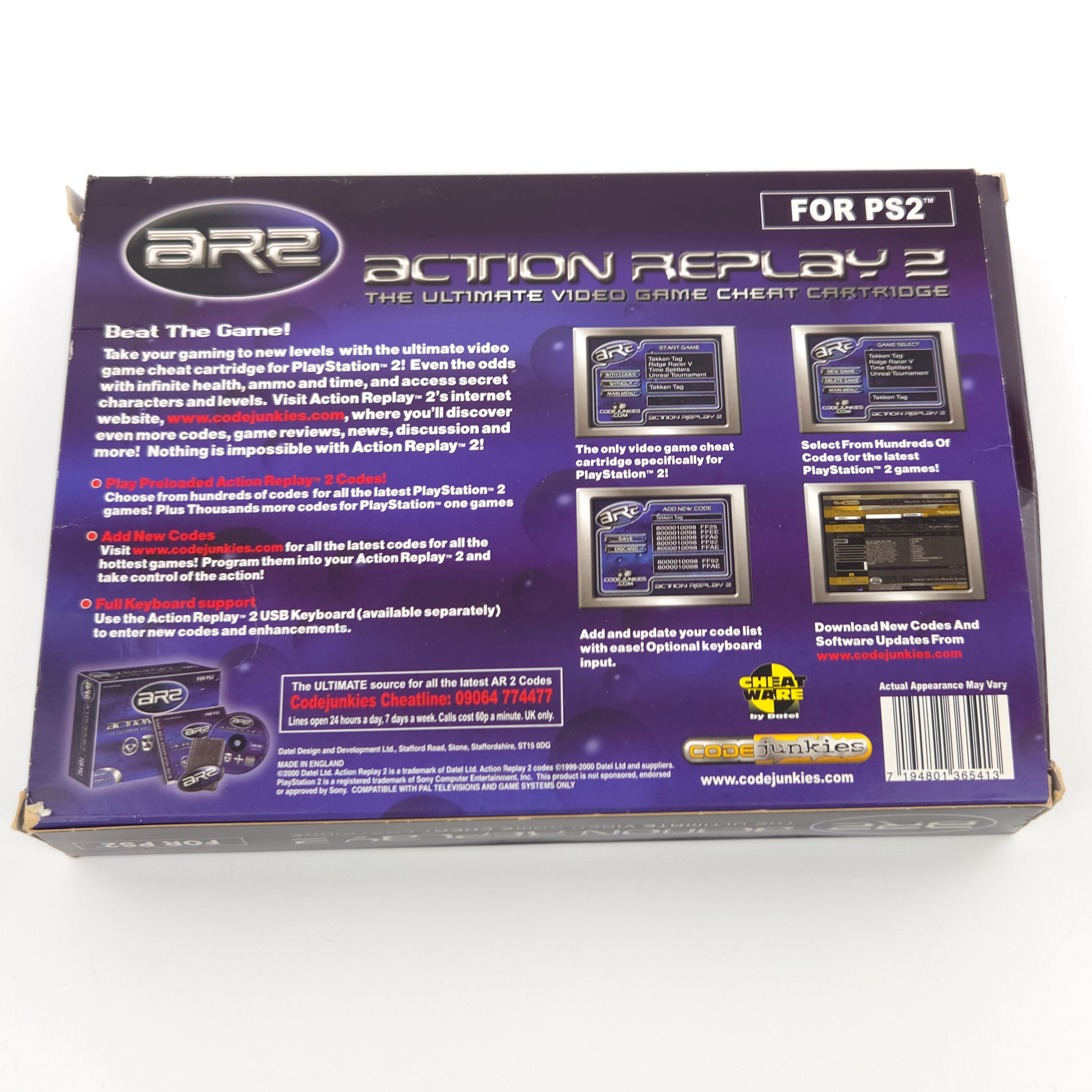 Playstation 2 Zubehör – Action Replay Cheat Cartridge PS2