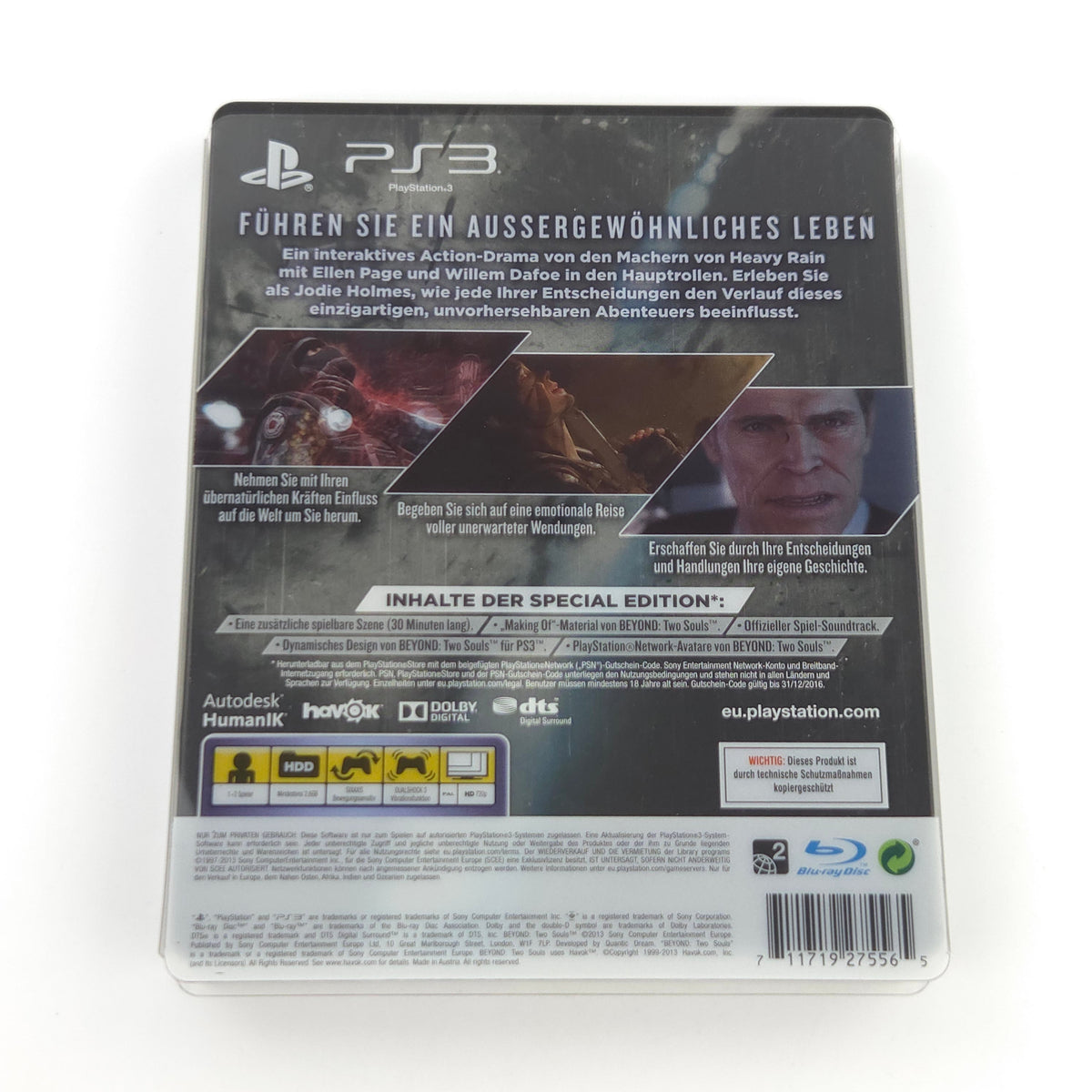PlayStation 3 Spiel Beyond Two Souls Special Edition