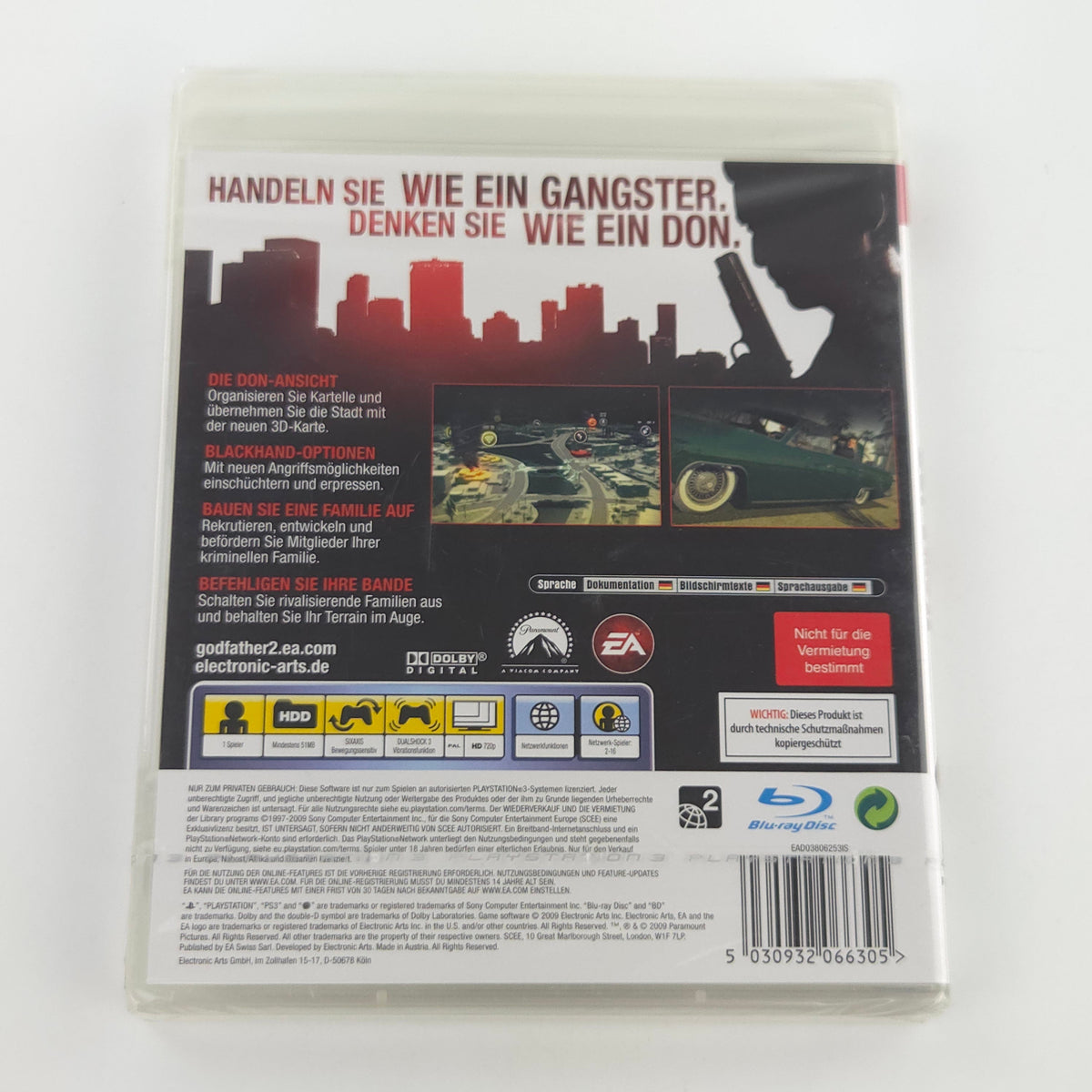 PlayStation 3 Spiel Der Pate II Neu OVP USK 18