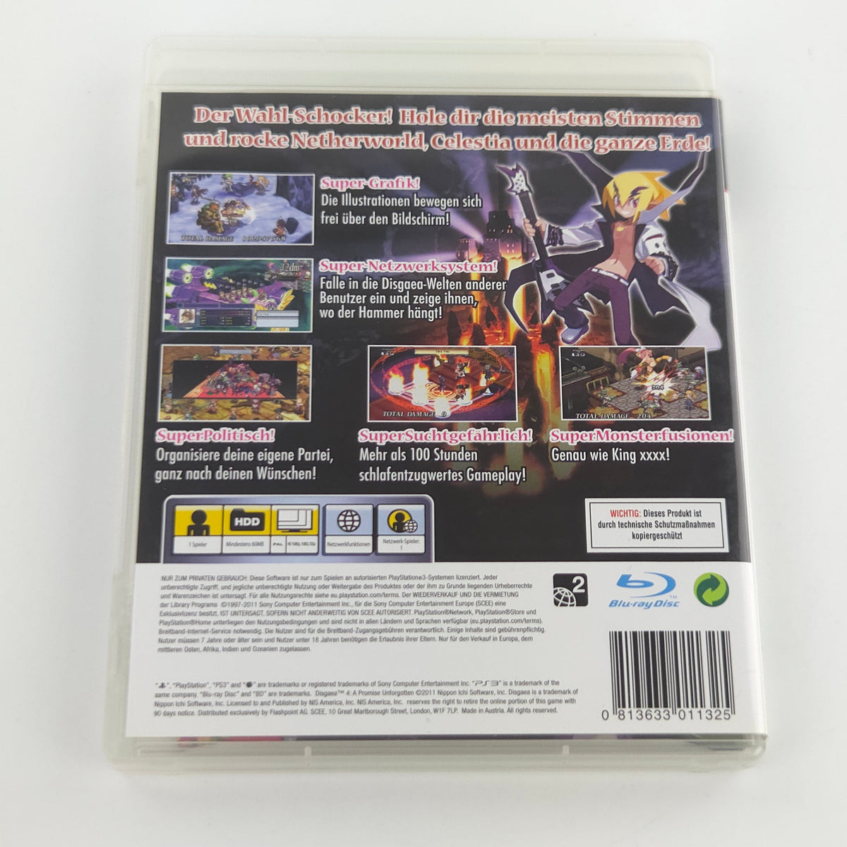 Playstation 3 Spiel Disgaea 4 OVP Sehr gut