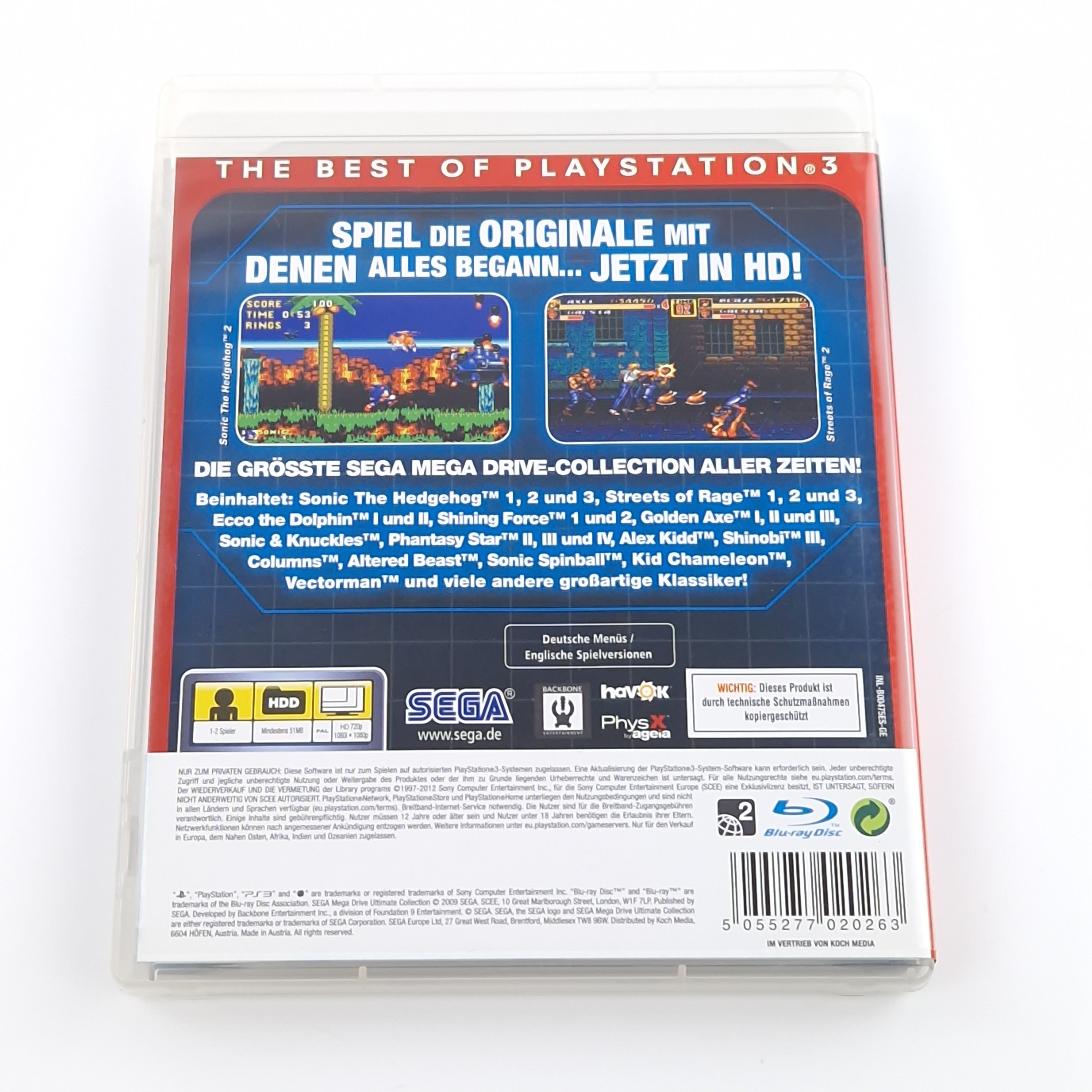 PlayStation 3 Spiel – Mega Drive Ultimate Collection OVP