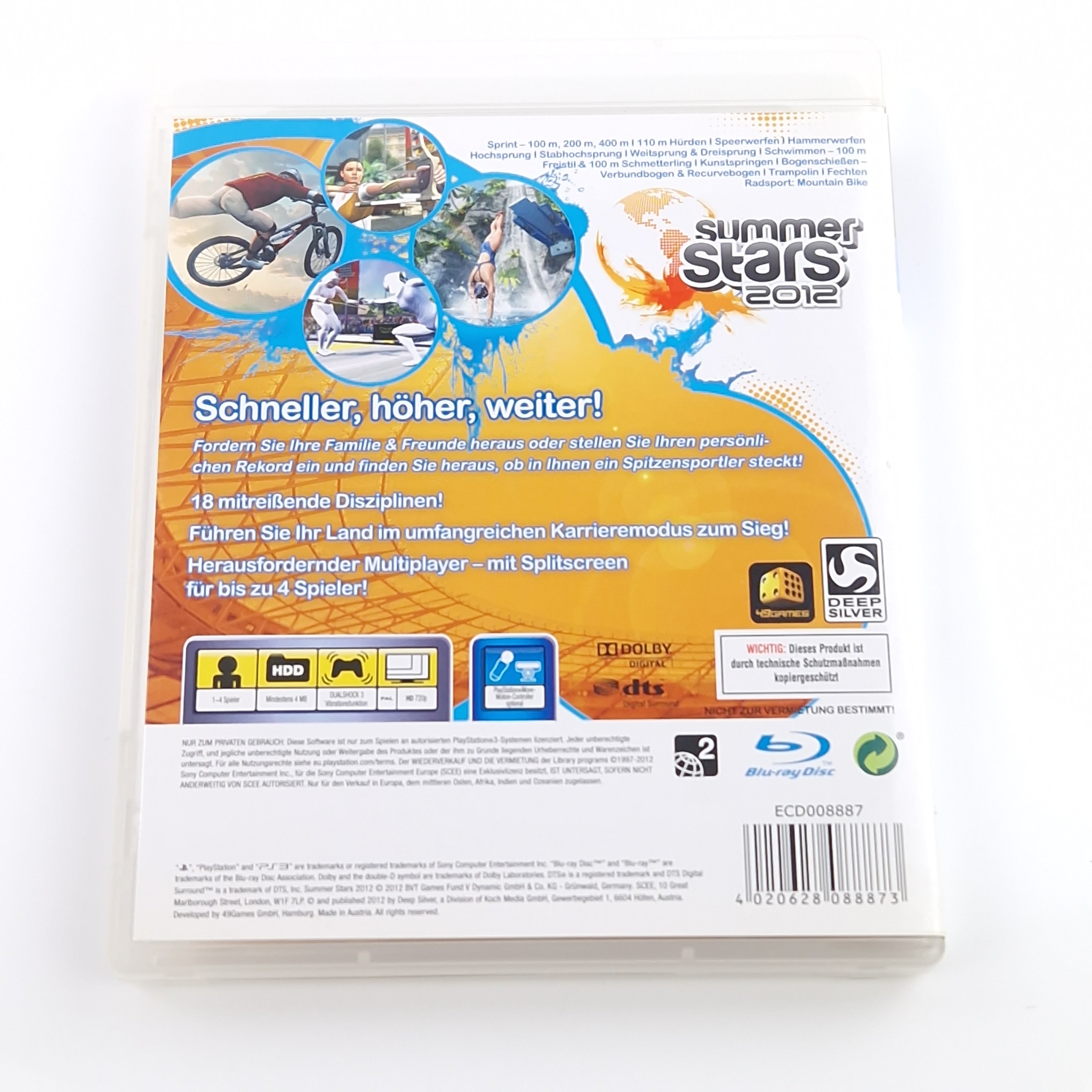 PlayStation 3 Spiel – Summer Stars 2012 (OVP PAL)