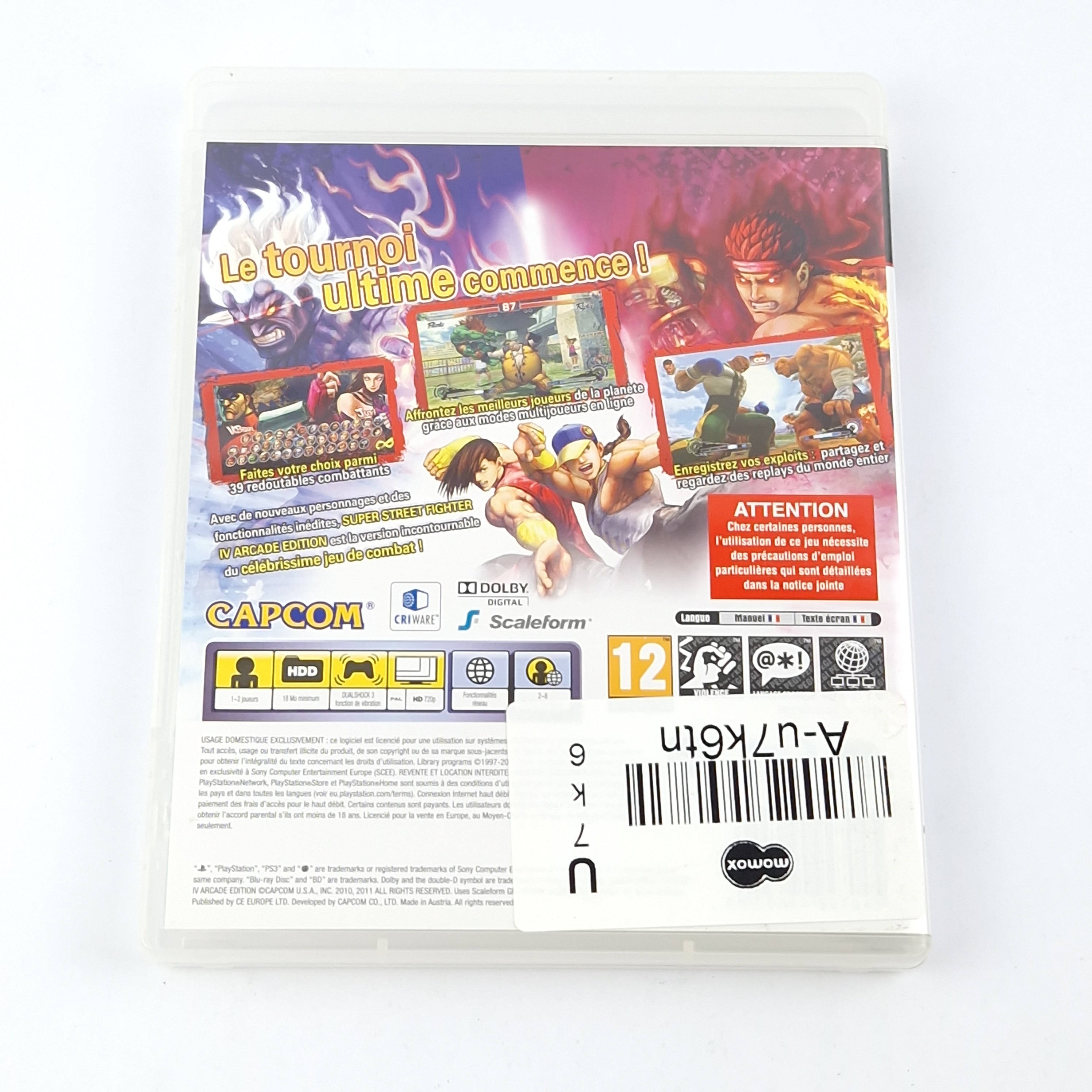 Playstation 3 Spiel: Super Street Fighter IV Arcade Edition - OVP SONY PS3