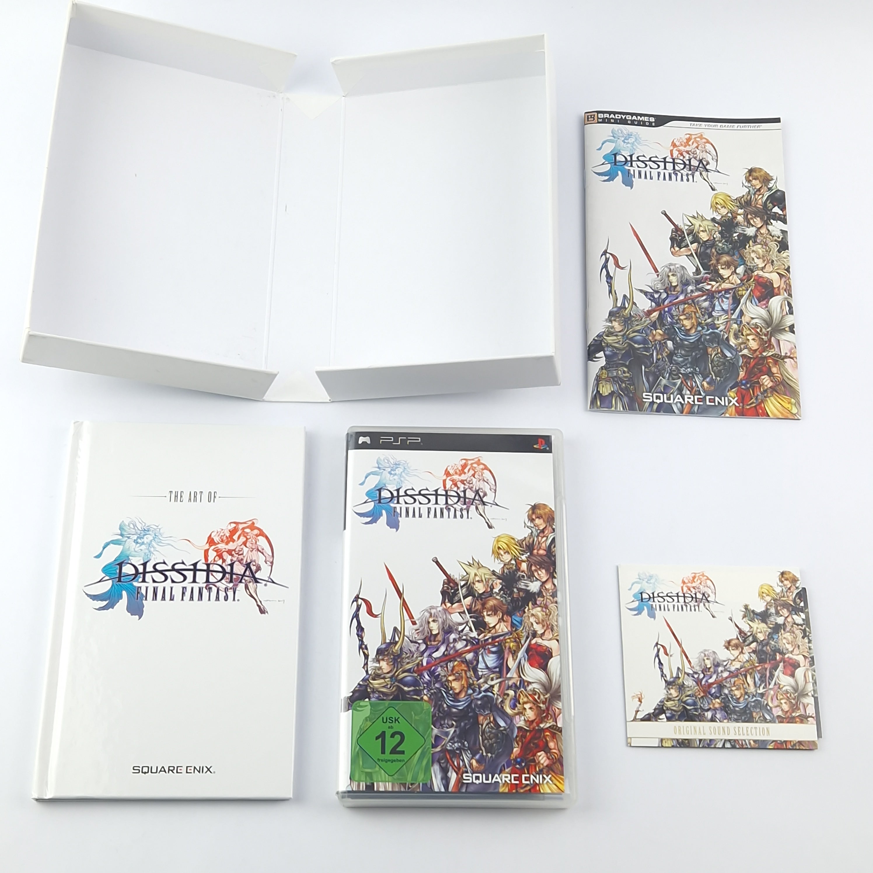 Playstation Portable Spiel – Dissidia Final Fantasy + Guide PSP