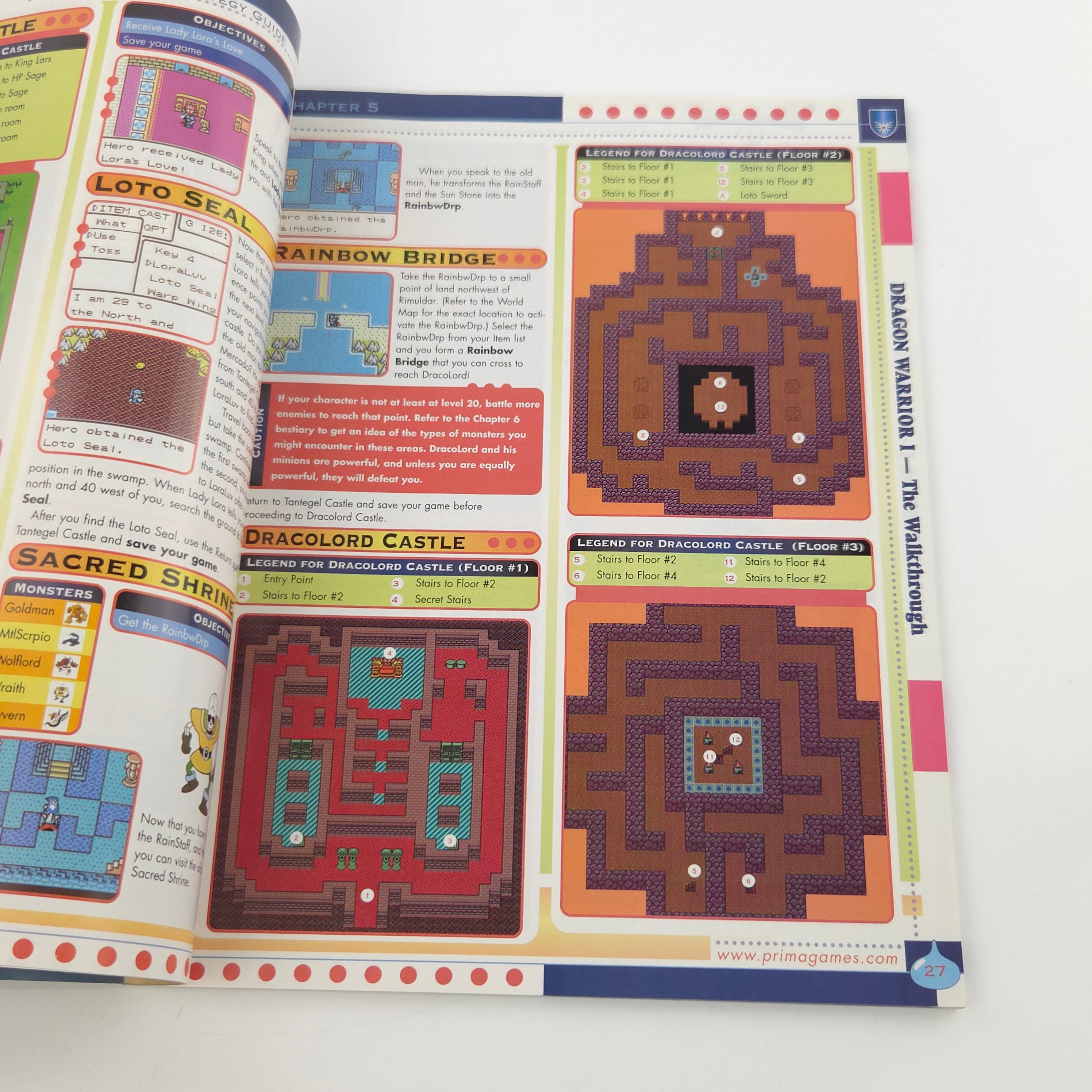 Nintendo Gameboy Color Buch – Dragon Warrior I II Guide