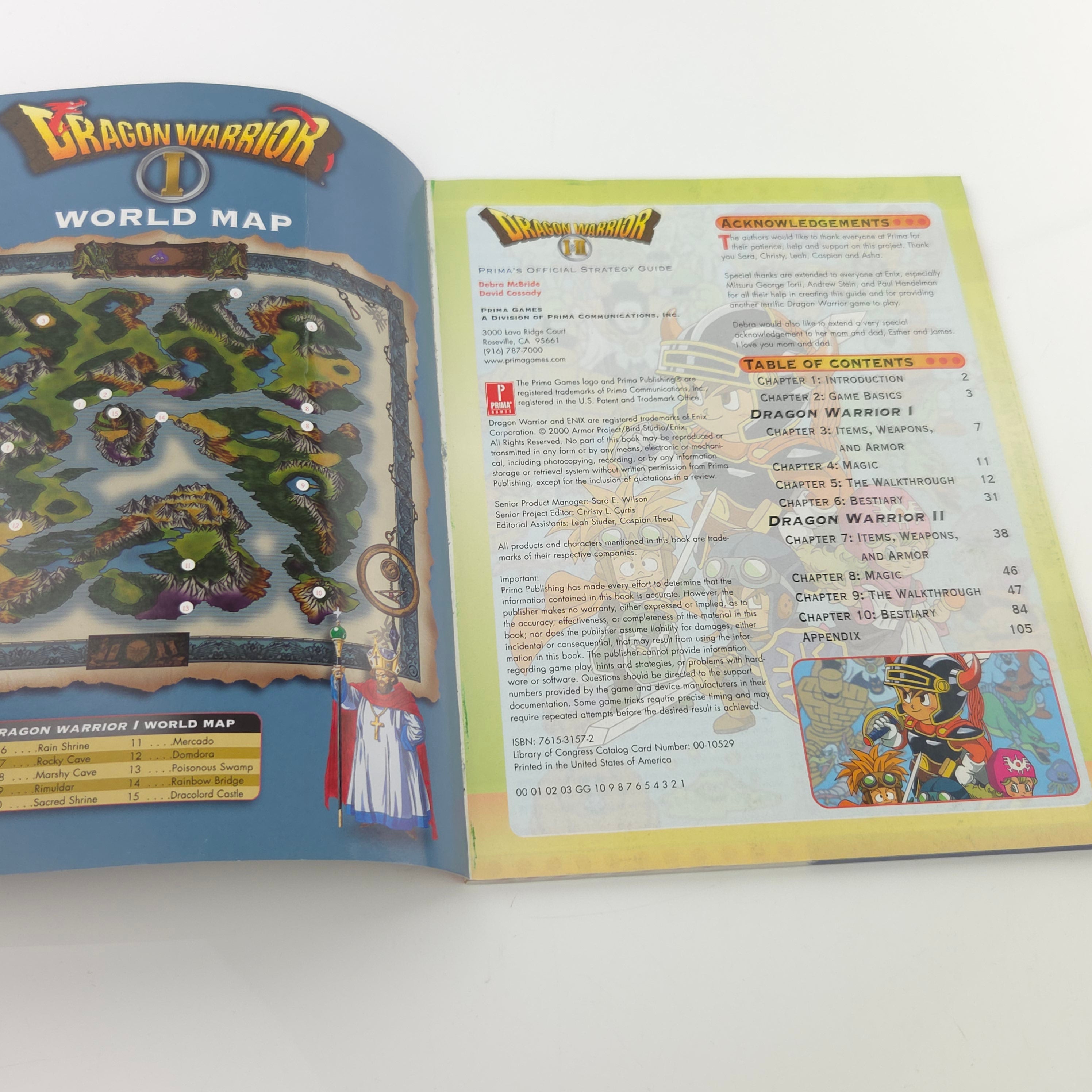 Nintendo Gameboy Color Buch – Dragon Warrior I II Guide