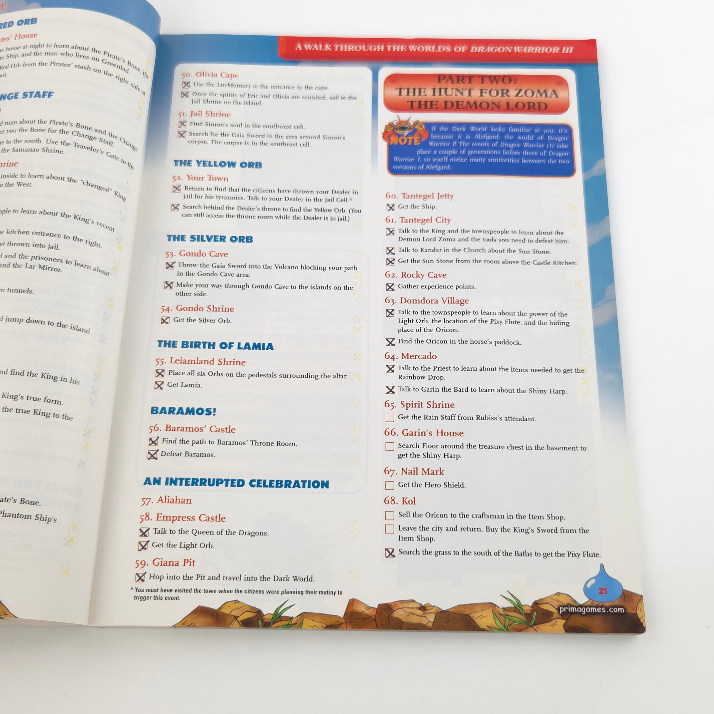 Gameboy Color Spiel – Dragon Warrior III Strategy Guide